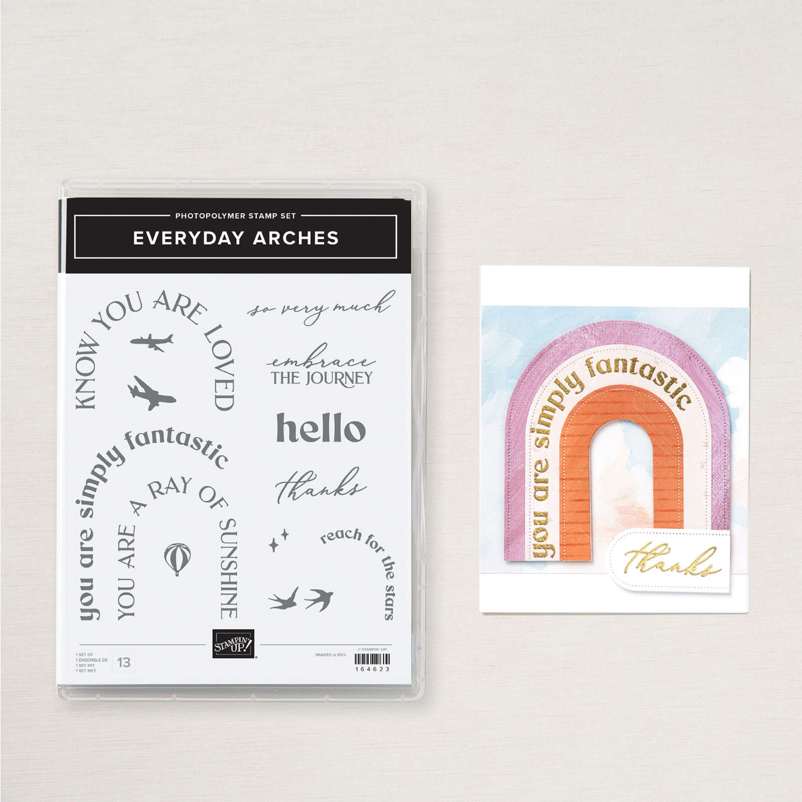 EVERYDAY ARCHES PHOTOPOLYMER STAMP SET (ENGLISH)