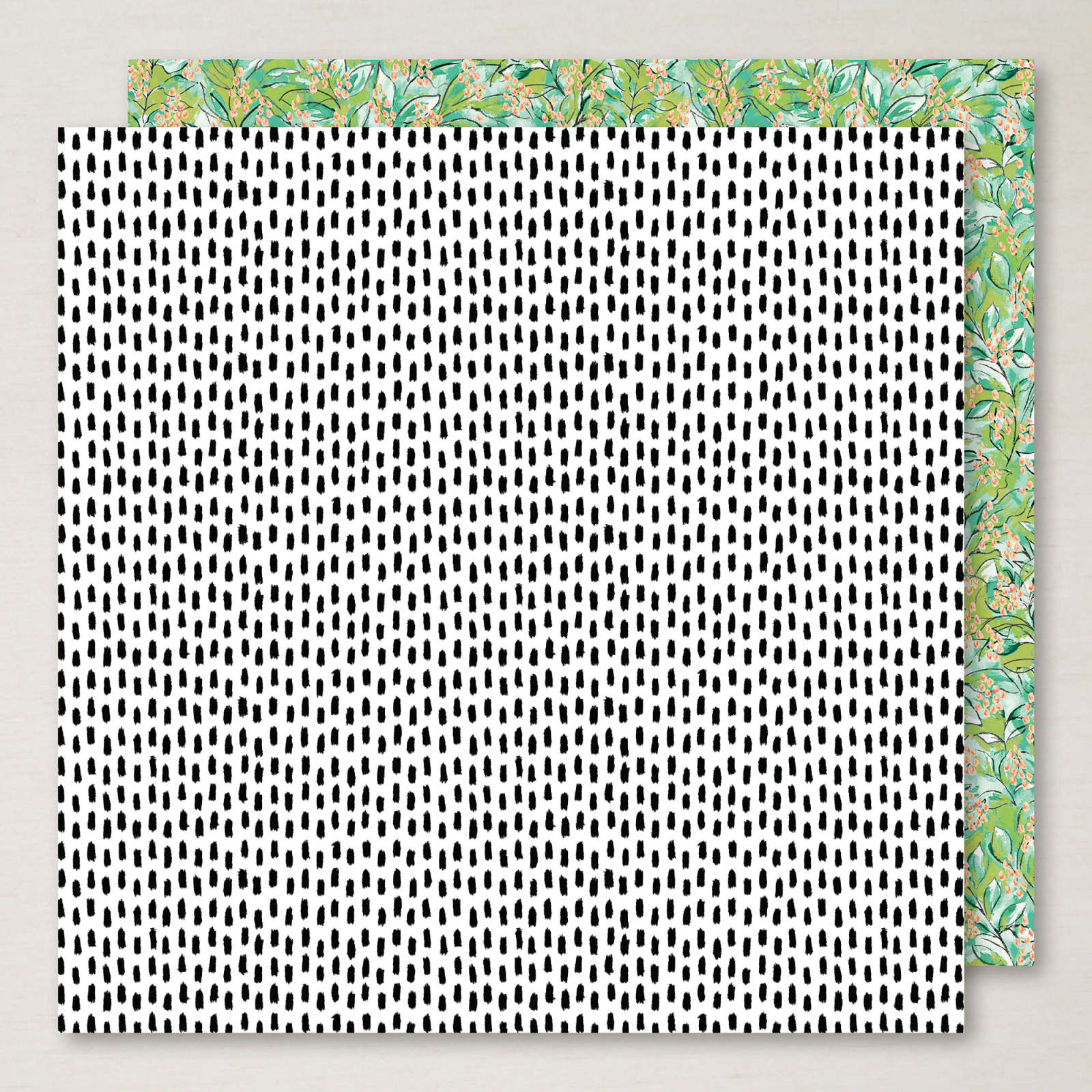 MIXED MEDIA FLORALS 12" X 12" (30.5 X 30.5 CM) DESIGNER SERIES PAPER