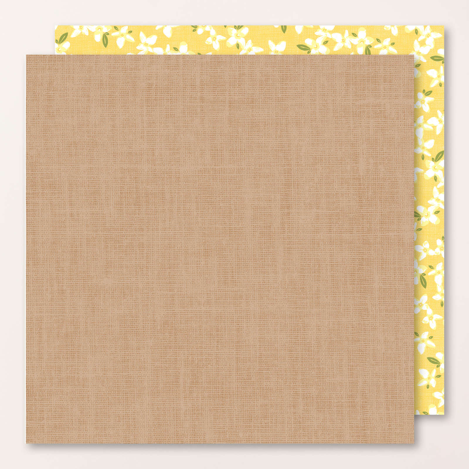 PAPIER DE LA SÉRIE DESIGN 12" X 12" (30,5 X 30,5 CM) FLEURS ENSOLEILLÉES