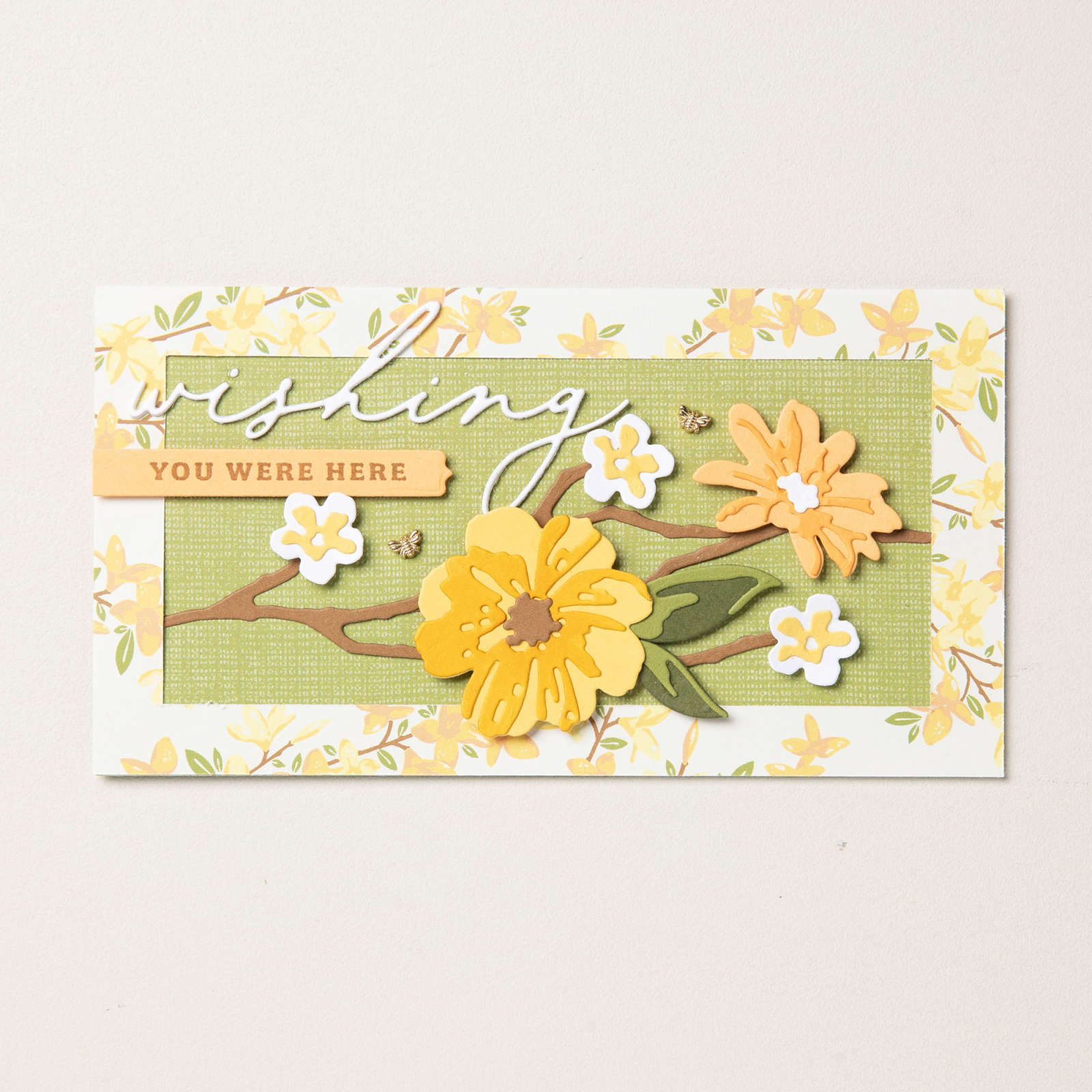 PAPIER DE LA SÉRIE DESIGN 12" X 12" (30,5 X 30,5 CM) FLEURS ENSOLEILLÉES