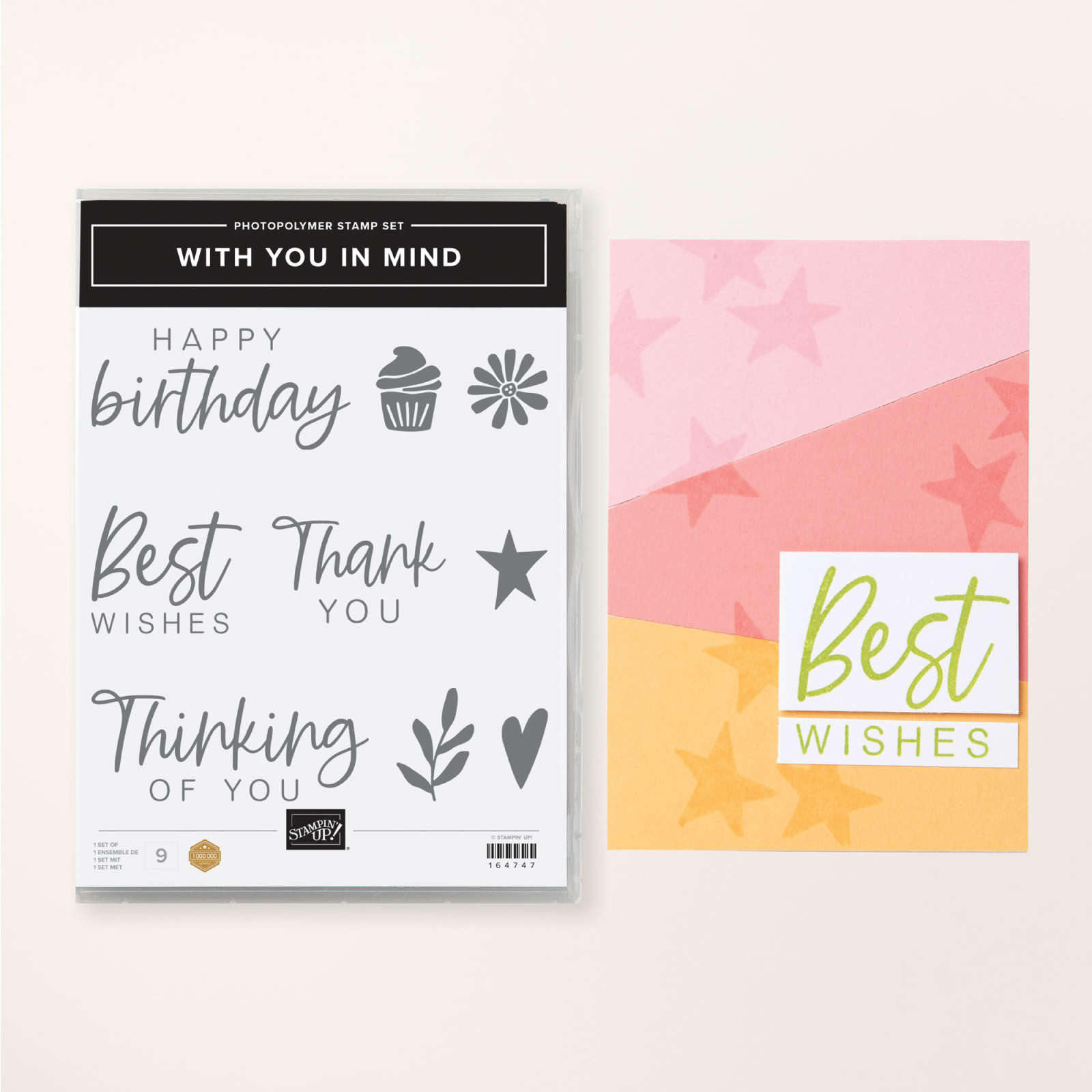 WITH YOU IN MIND PHOTOPOLYMER STAMP SET (ENGLISH)