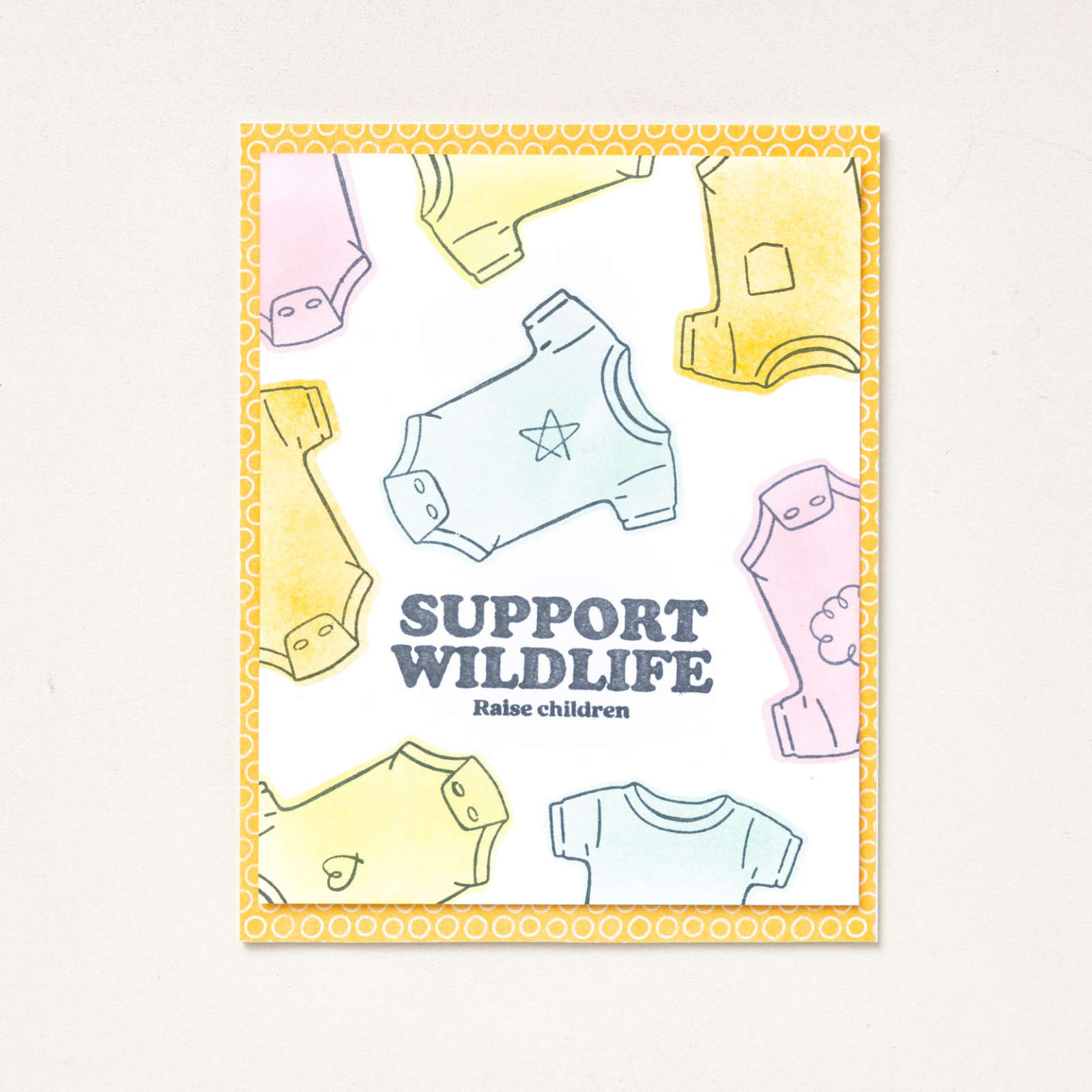 MOTHERHOOD MOTTOS CLING STAMP SET (ENGLISH)