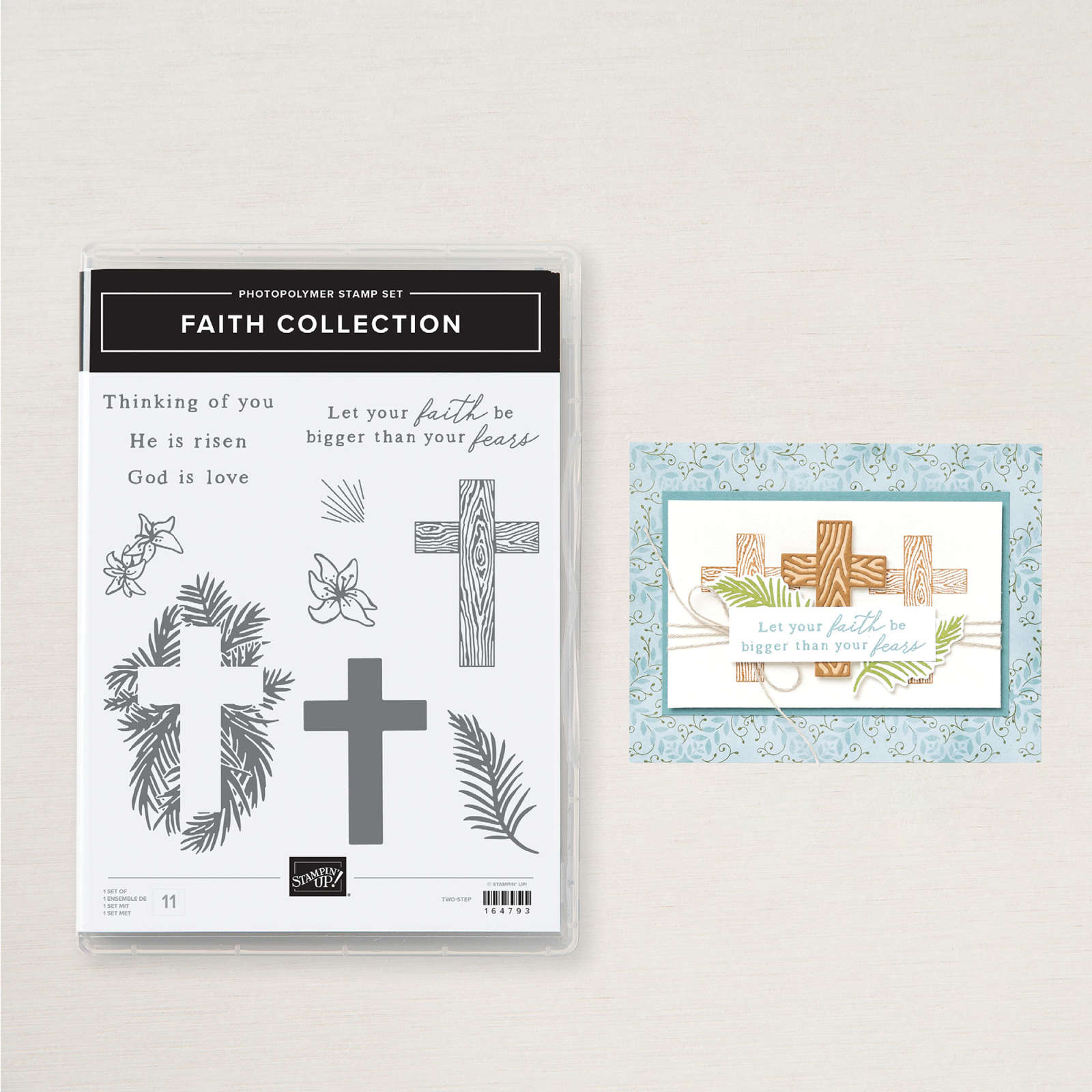 FAITH COLLECTION PHOTOPOLYMER STAMP SET (ENGLISH)