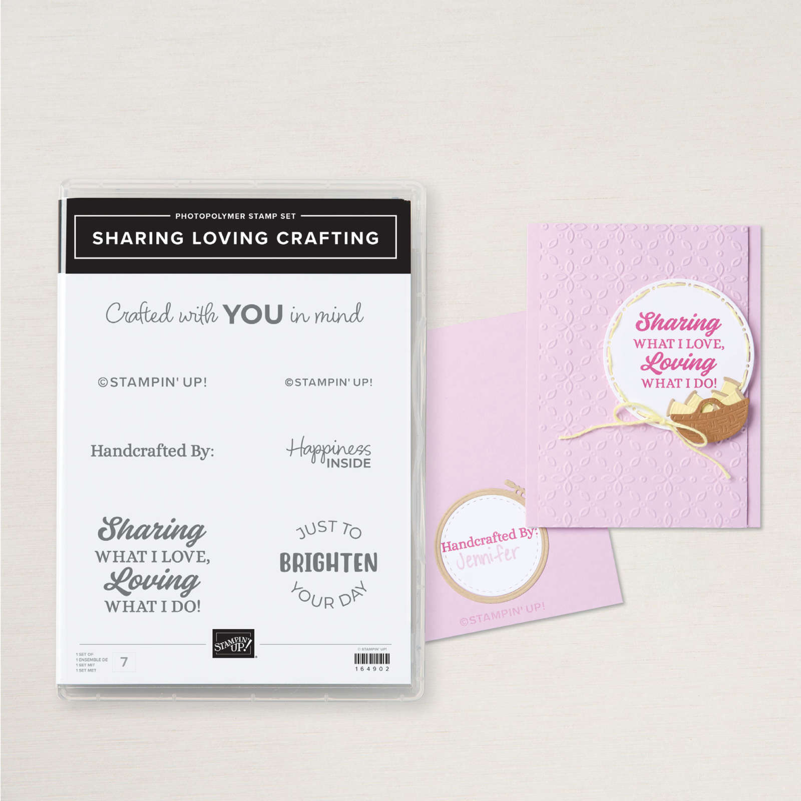 SHARING LOVING CRAFTING PHOTOPOLYMER STAMP SET (ENGLISH)