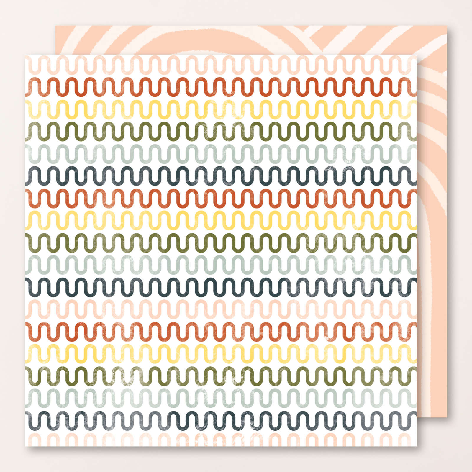 BOHO VIBES-DESIGNPAPIER 6" X 6" (15,2 X 15,2 CM)