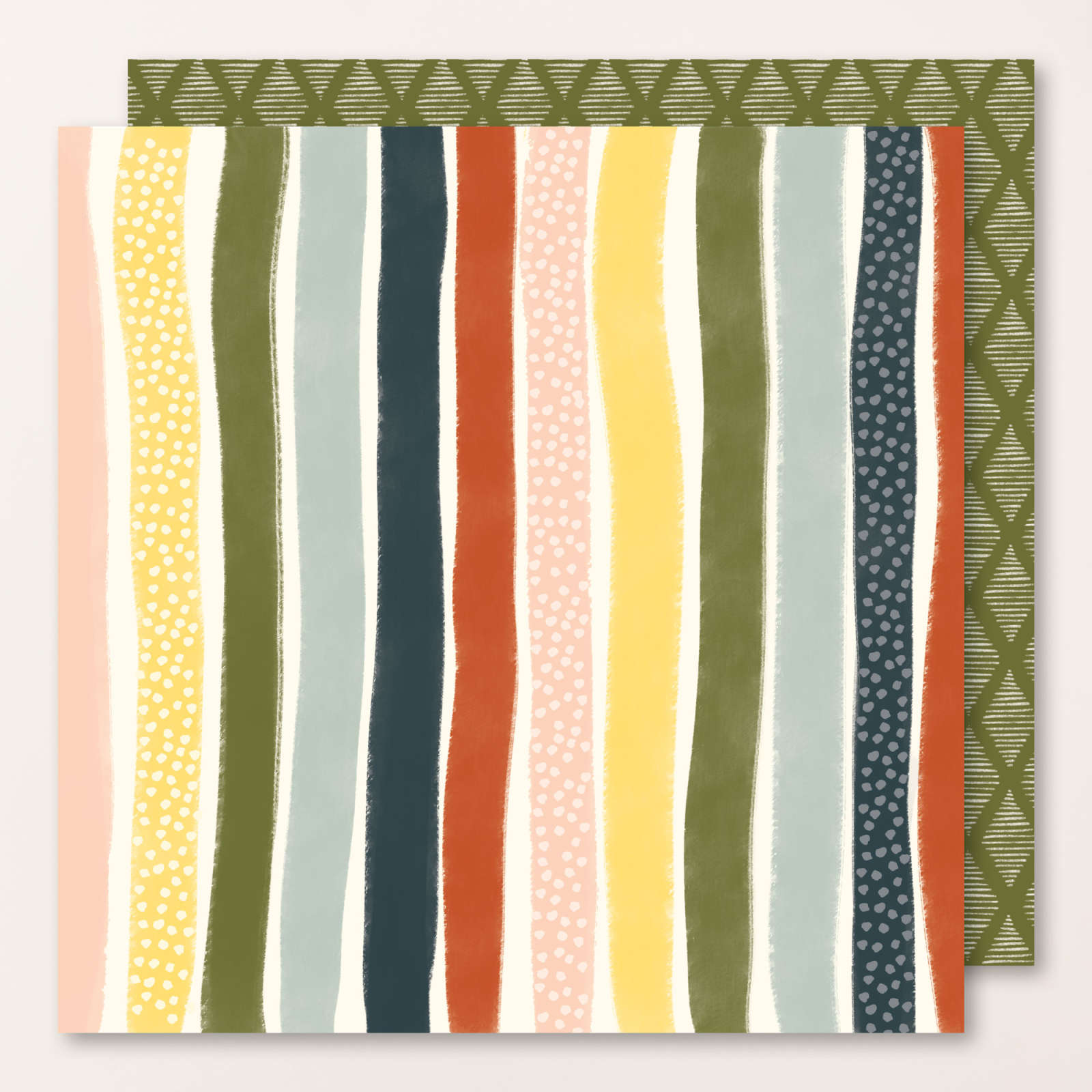 BOHO VIBES-DESIGNPAPIER 6" X 6" (15,2 X 15,2 CM)