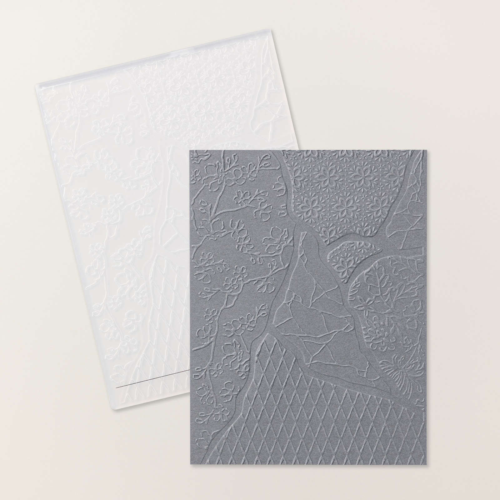 JOINED TOGETHER 3D EMBOSSING FOLDER