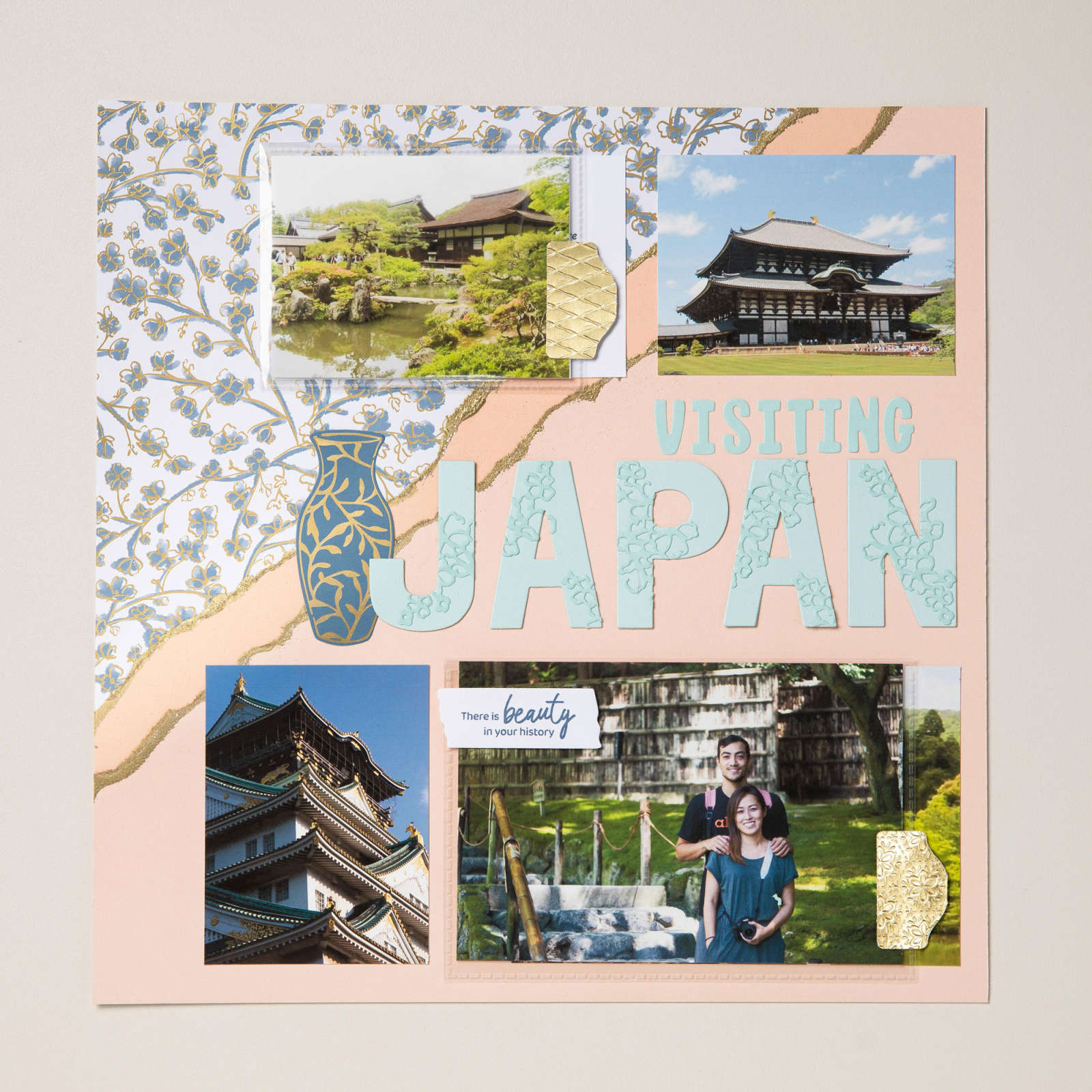 JOINED TOGETHER 3D EMBOSSING FOLDER