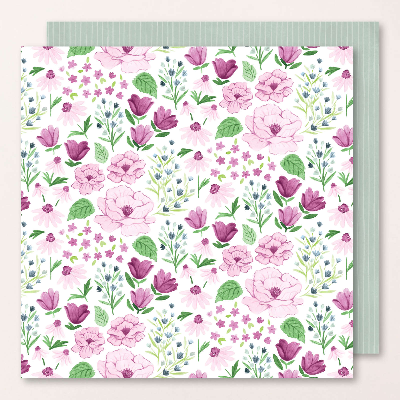 FLORALS IN BLOOM 12" X 12" (30.5 X 30.5 CM) DESIGNER SERIES PAPER