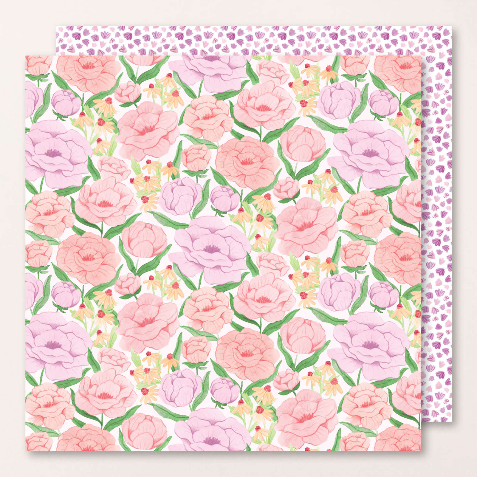 FLORALS IN BLOOM 12" X 12" (30.5 X 30.5 CM) DESIGNER SERIES PAPER