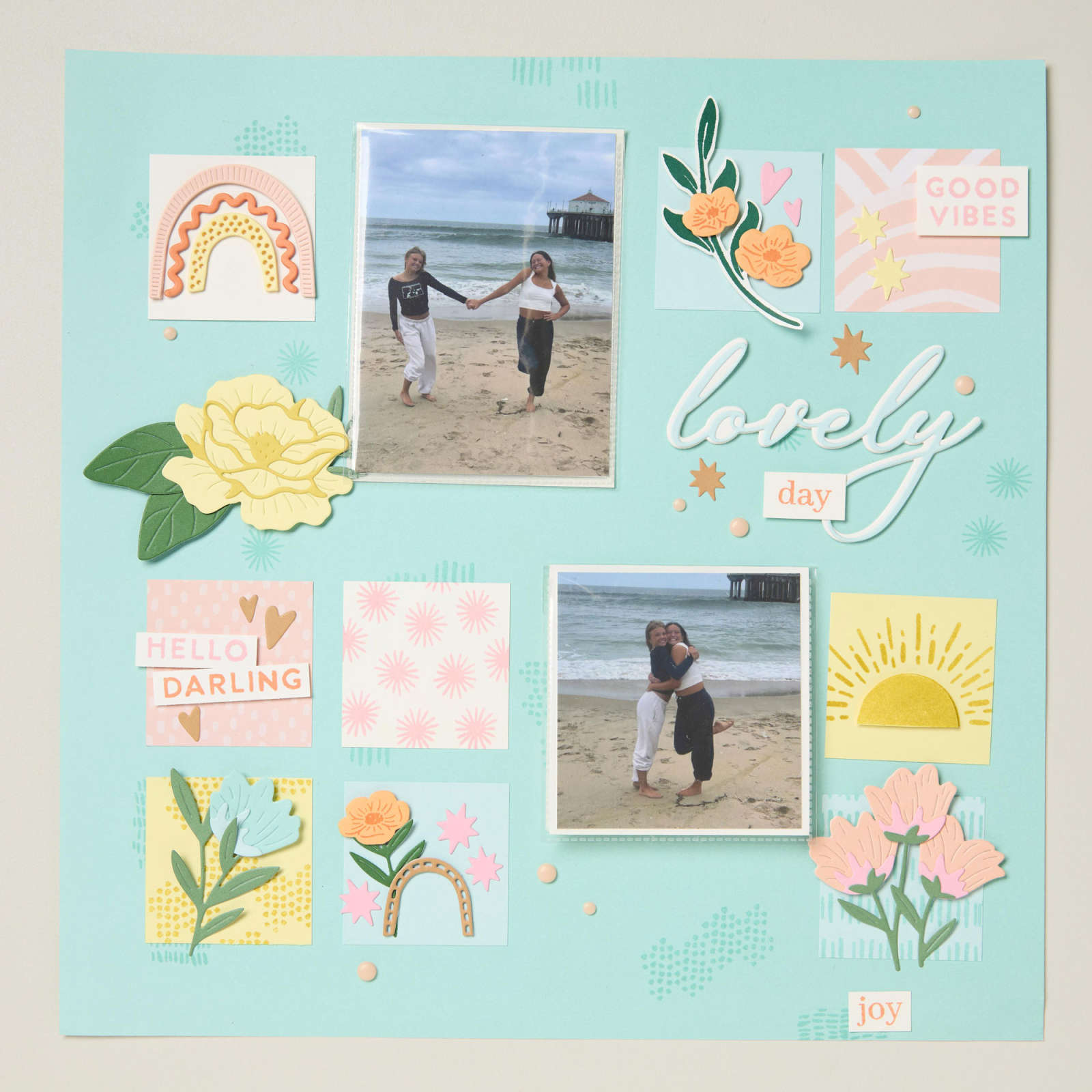 PRETTY FLORALS PHOTOPOLYMER STAMP SET