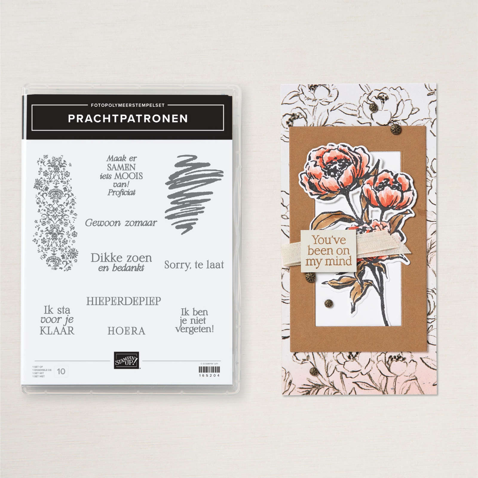 FOTOPOLYMEERSTEMPELSET PRACHTPATRONEN (NEDERLANDS)