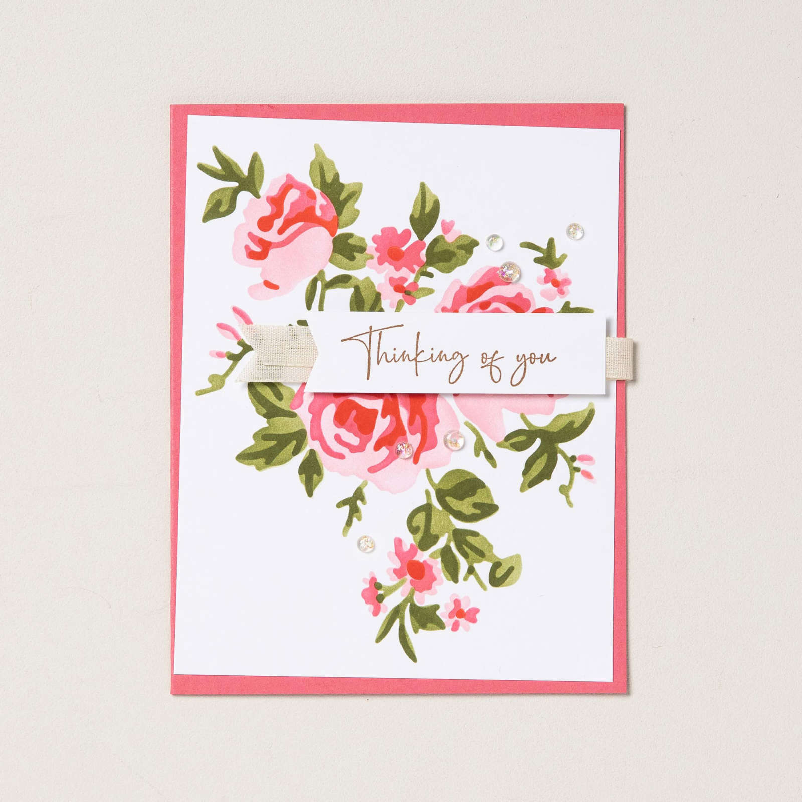 BASIC BEIGE 3/8" (1 CM) CLASSIC RIBBON