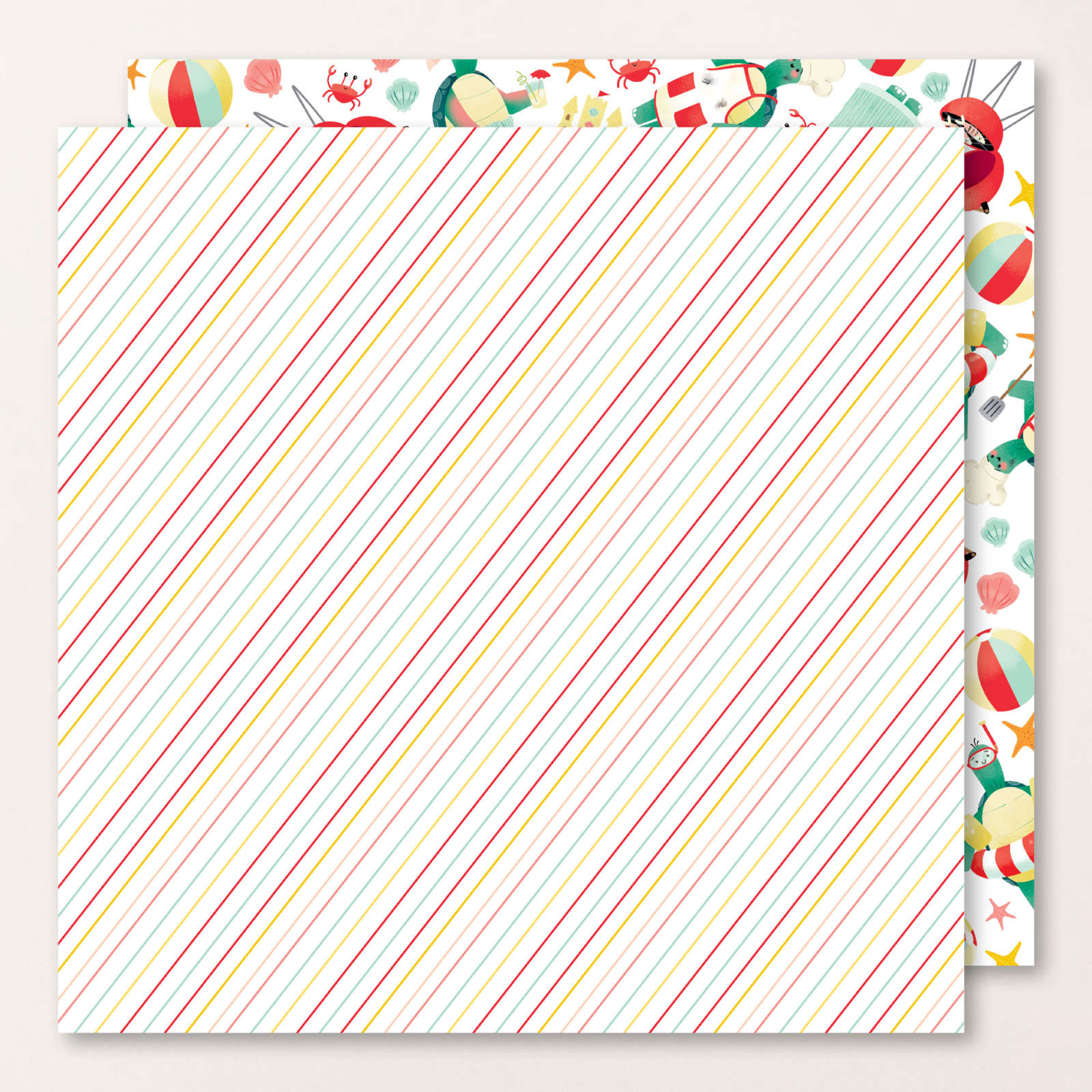 TURTLE-Y CUTE 12" X 12" (30.5 X 30.5 CM) DESIGNER SERIES PAPER