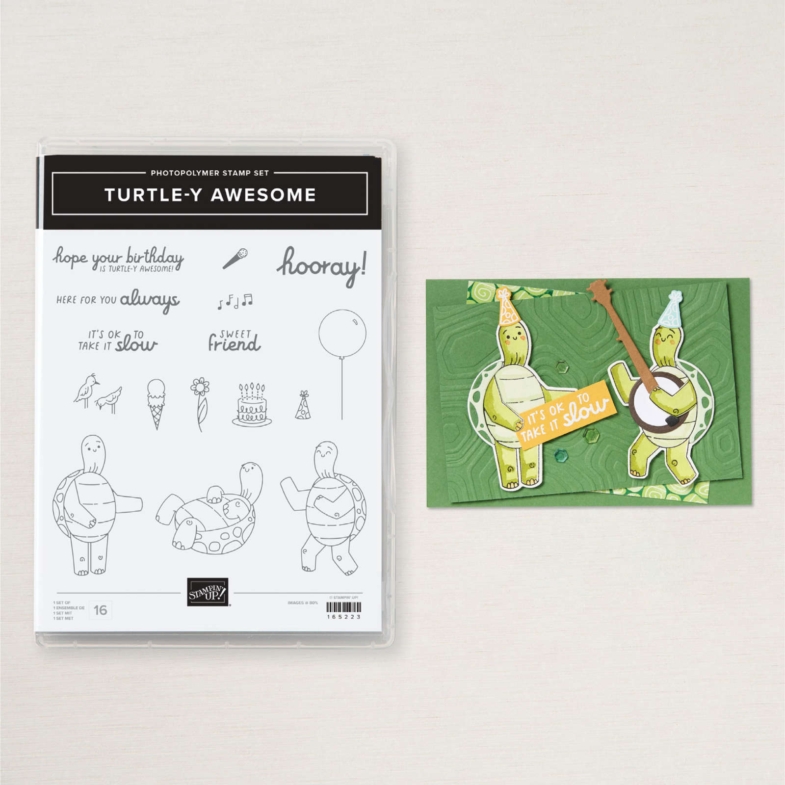 TURTLE-Y AWESOME PHOTOPOLYMER STAMP SET (ENGLISH)