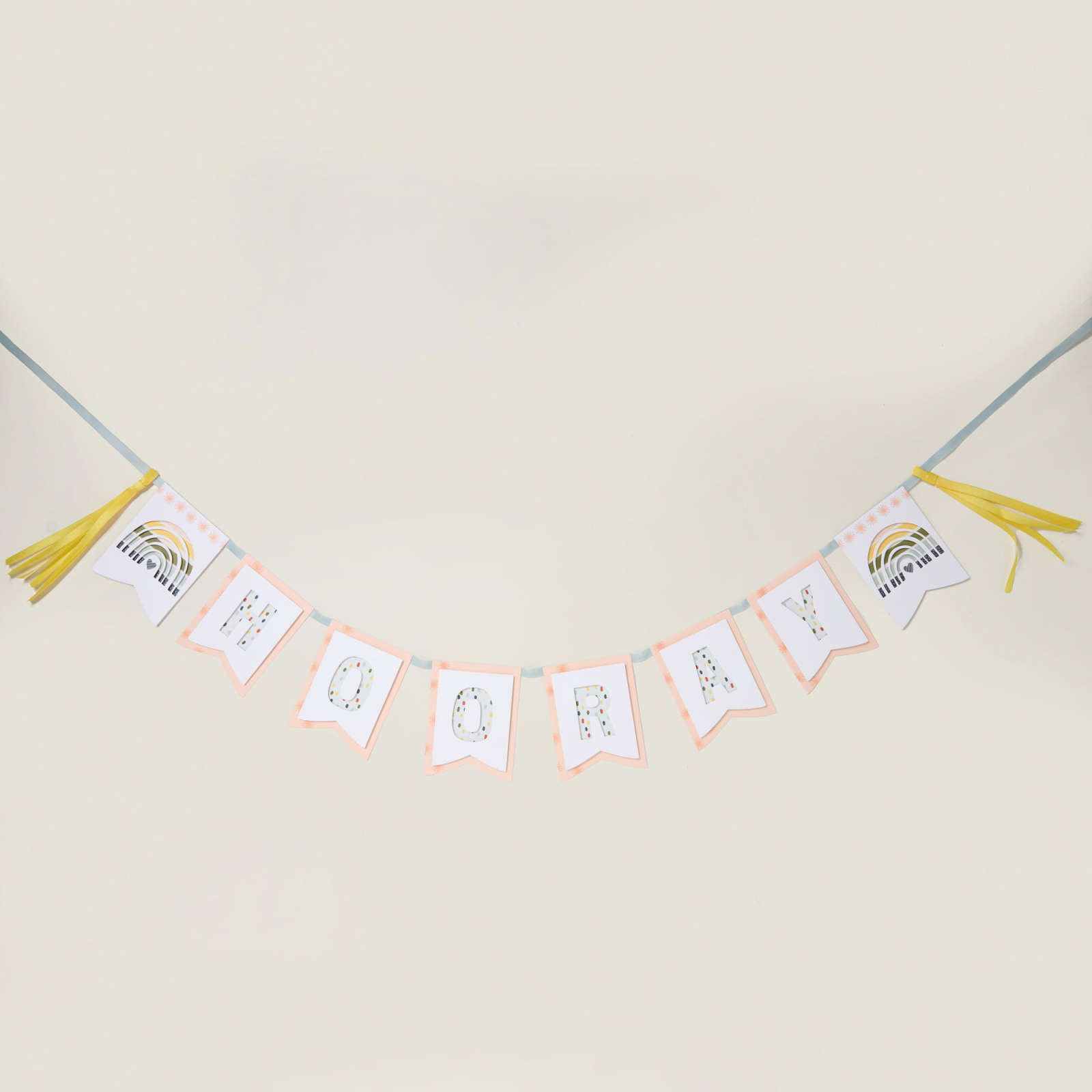 CLOUD COVER 3/8" (1 CM) FAUX LINEN RIBBON