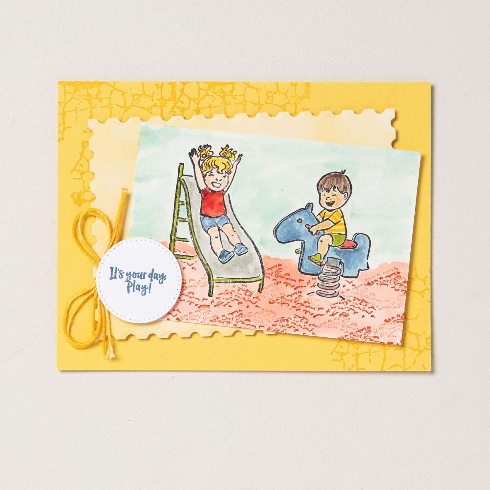 PLAYGROUND OF LIFE CLING STAMP SET (ENGLISH)