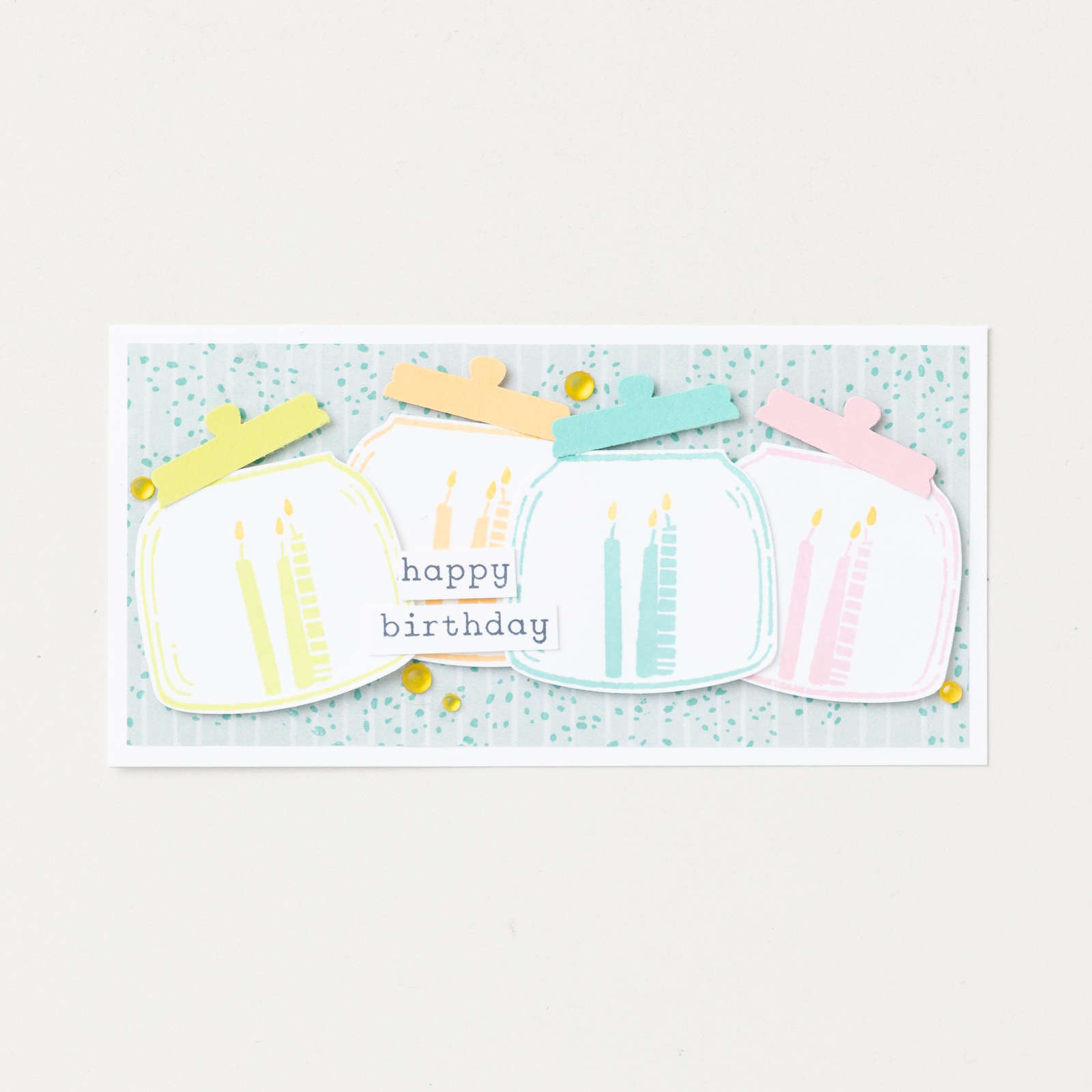 STEMPELSET KLARSICHT SÜSSES BONBONGLAS (DEUTSCH)