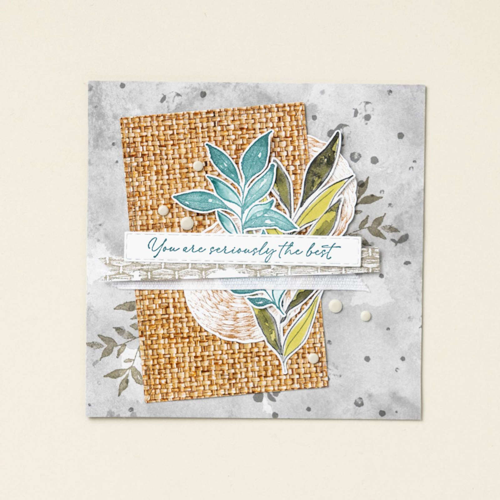 BOTANICAL TEXTURES 12" X 12" (30.5 X 30.5 CM) DESIGNER SERIES PAPER