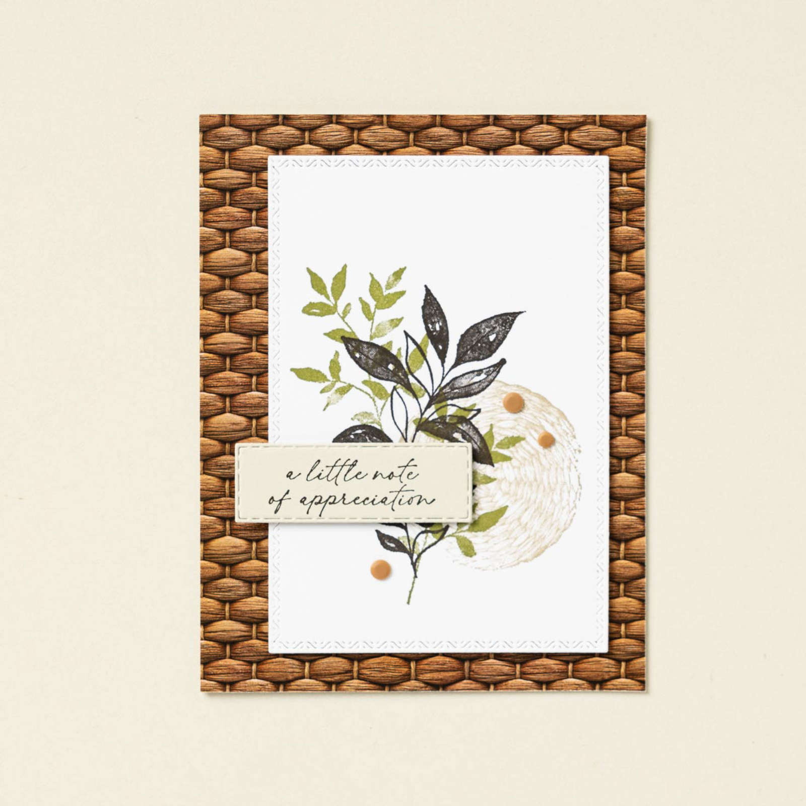 TEXTURED NOTES CLING STAMP SET (ENGLISH)