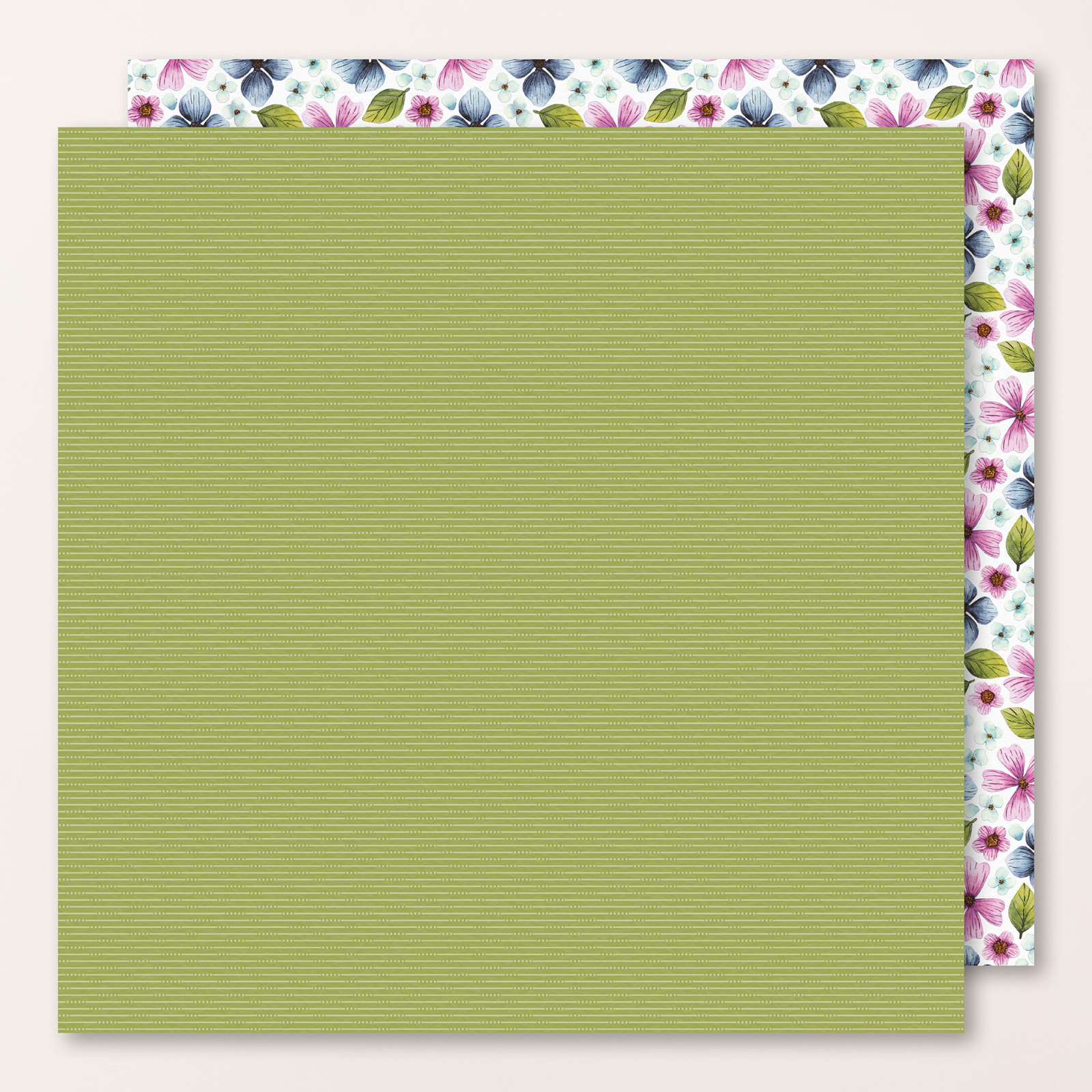 FLORAL IMPRESSIONS 12" X 12" (30.5 X 30.5 CM) DESIGNER SERIES PAPER