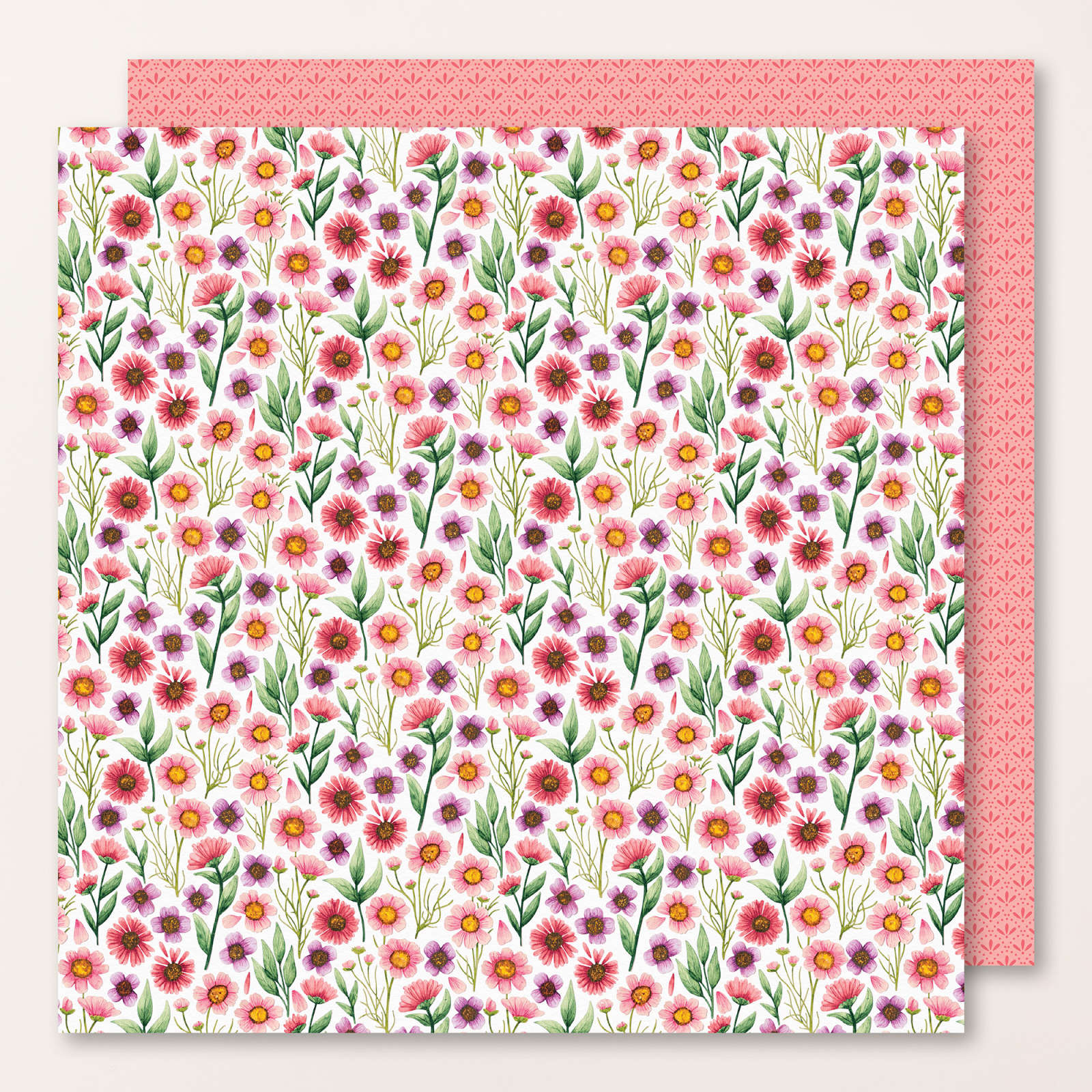 FLORAL IMPRESSIONS 12" X 12" (30.5 X 30.5 CM) DESIGNER SERIES PAPER