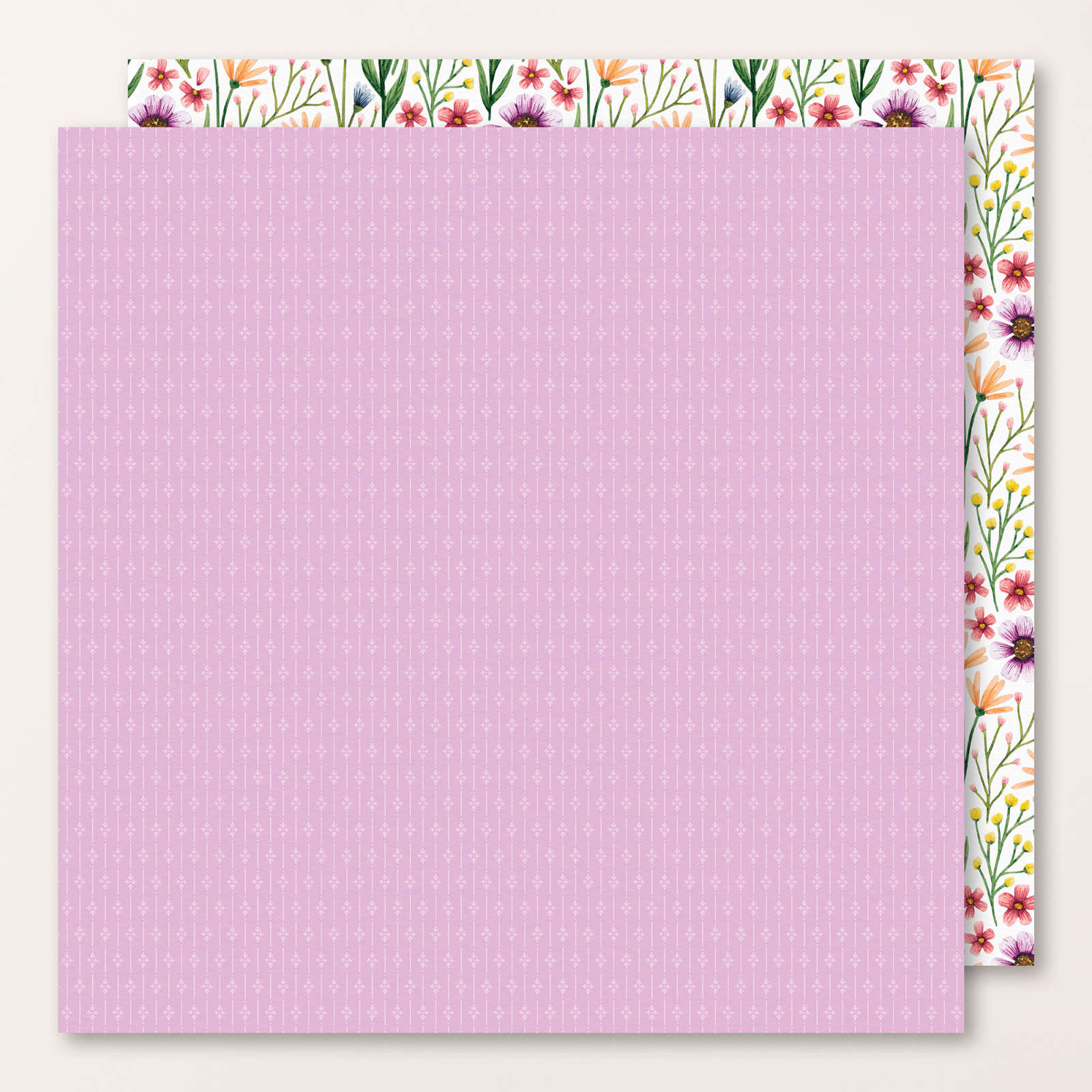 FLORAL IMPRESSIONS 12" X 12" (30.5 X 30.5 CM) DESIGNER SERIES PAPER