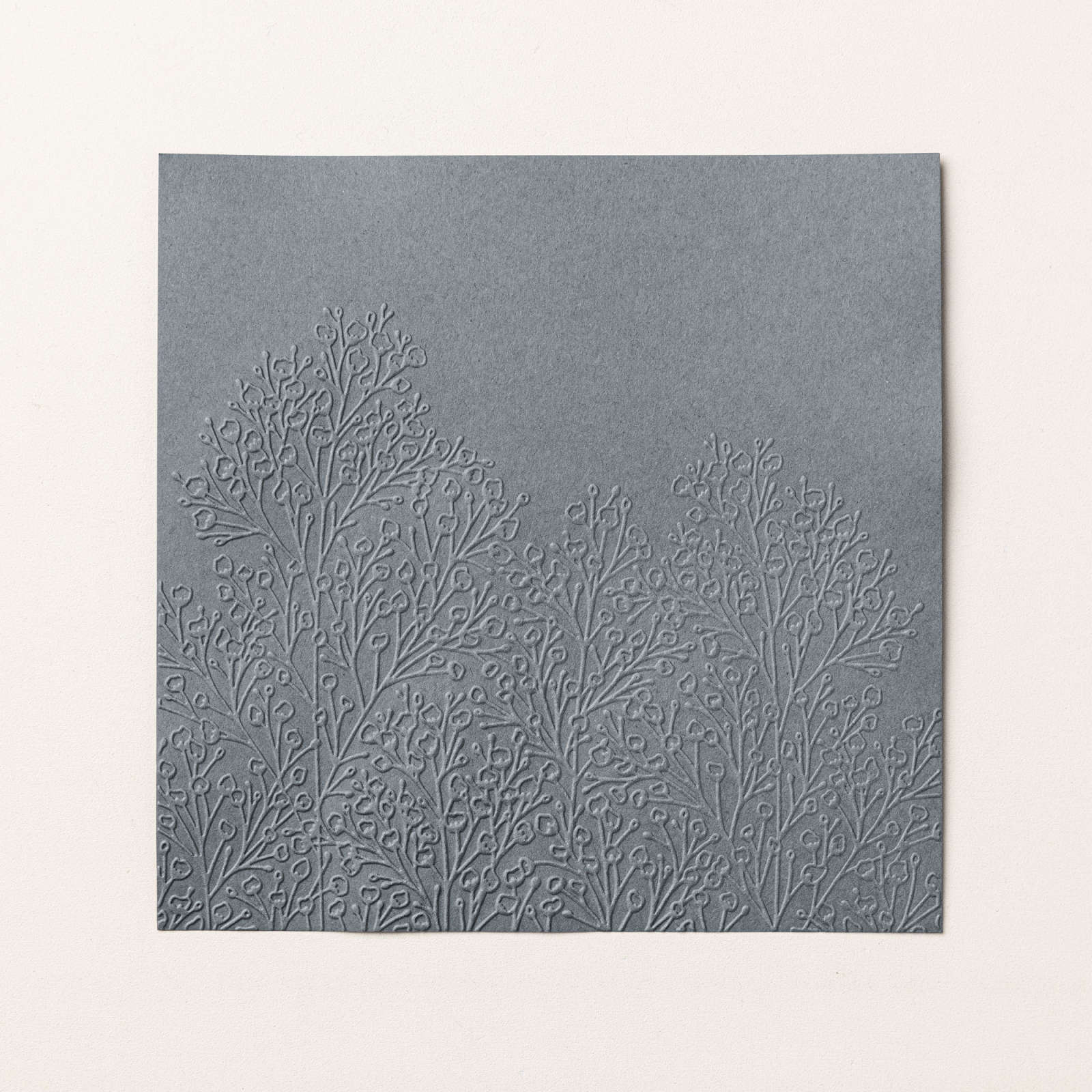 PRESSED FLOWERS EMBOSSING FOLDER