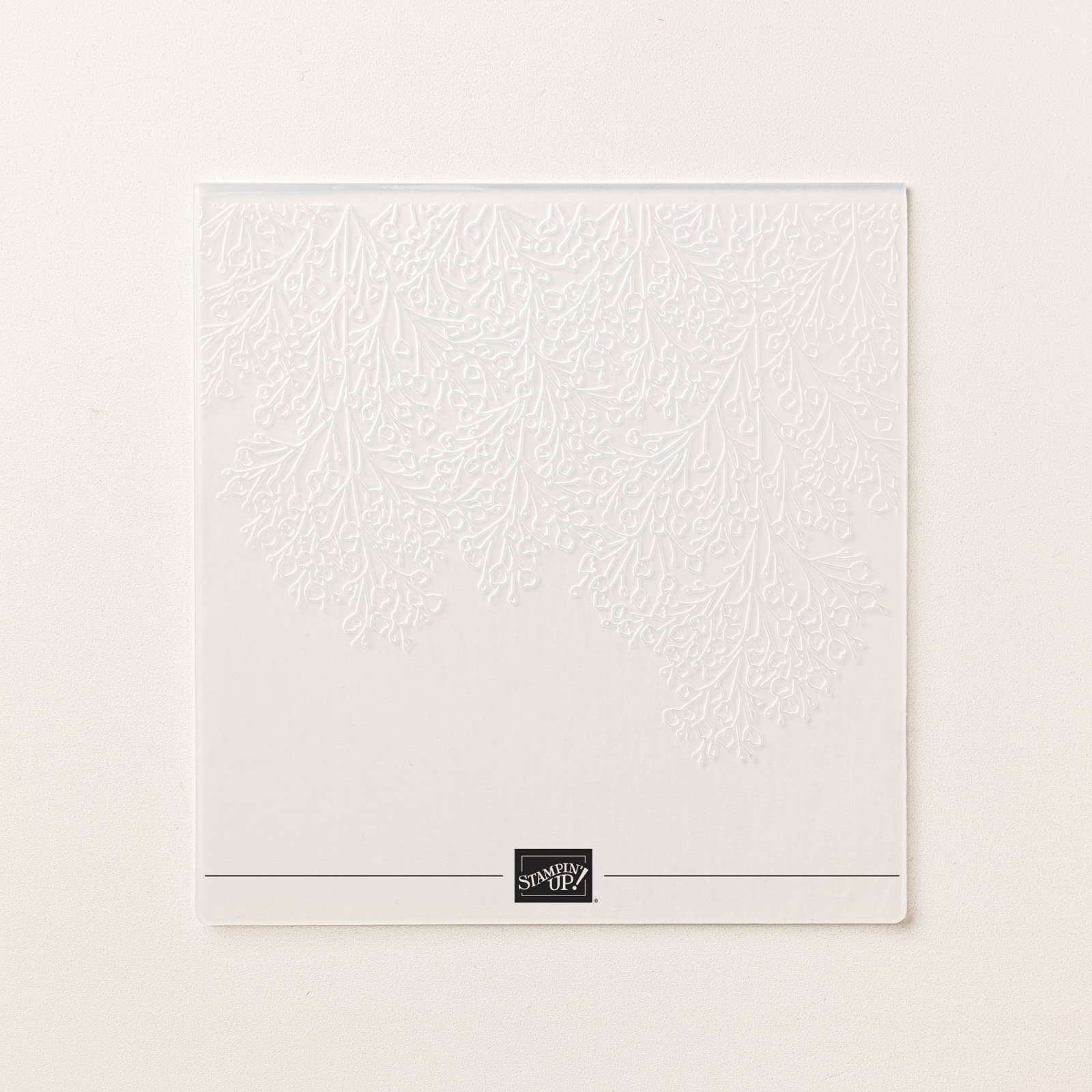 PRESSED FLOWERS EMBOSSING FOLDER