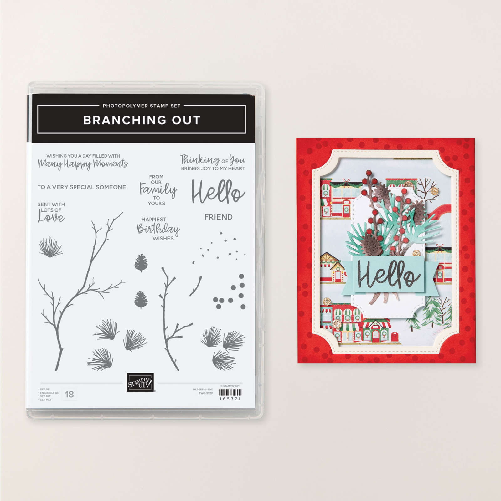 BRANCHING OUT PHOTOPOLYMER STAMP SET (ENGLISH)