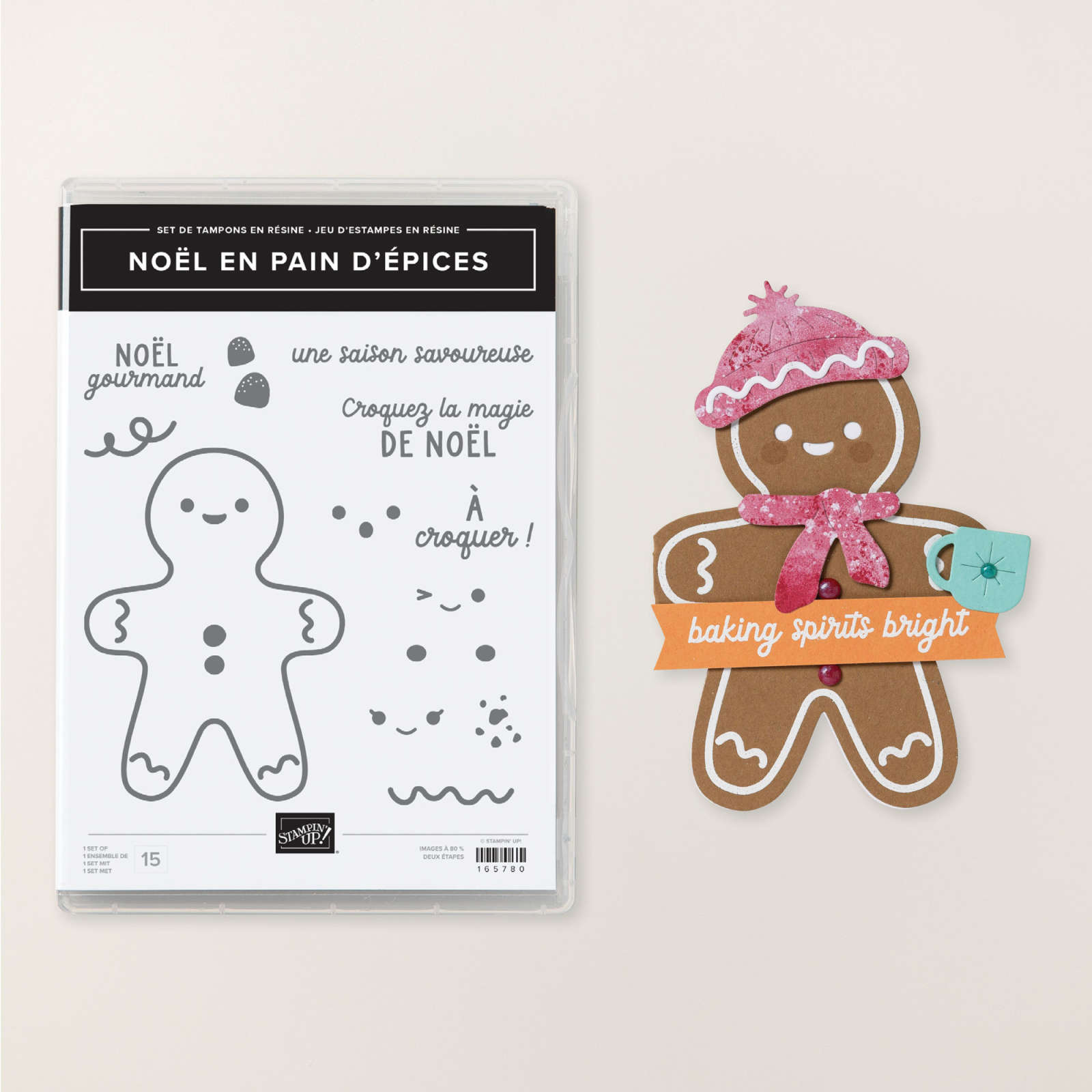 STEMPELSET KLARSICHT NOËL EN PAIN D’ÉPICES (FRANZÖSISCH)