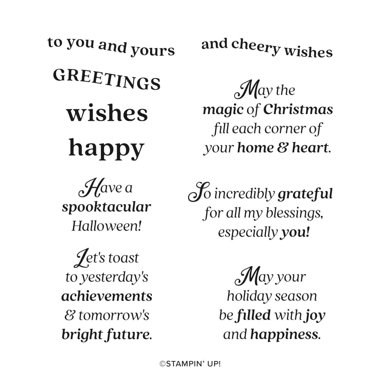 WORDS FOR THE SEASON BUNDLE (ENGLISH)