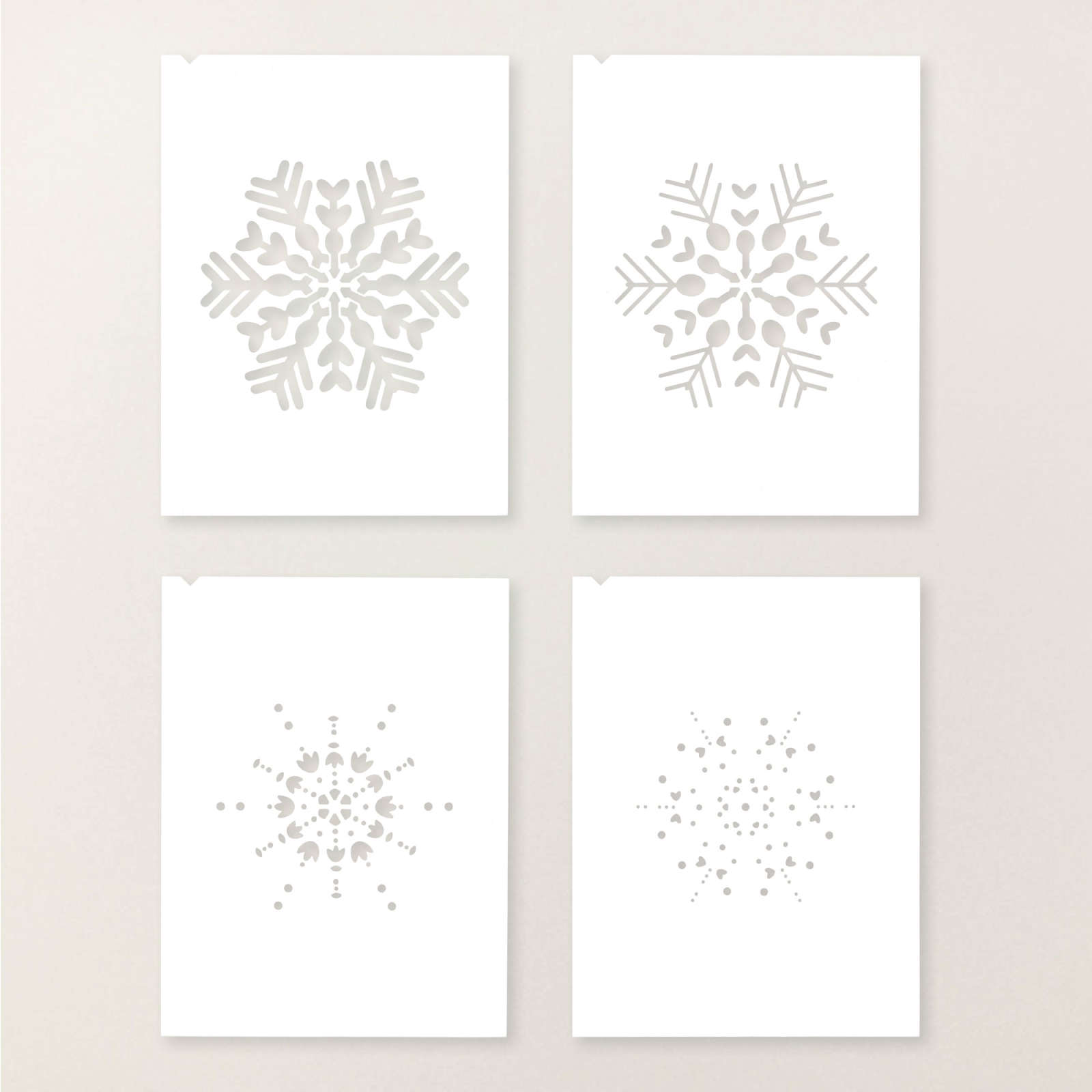 SNOWY DELIGHTS DECORATIVE MASKS