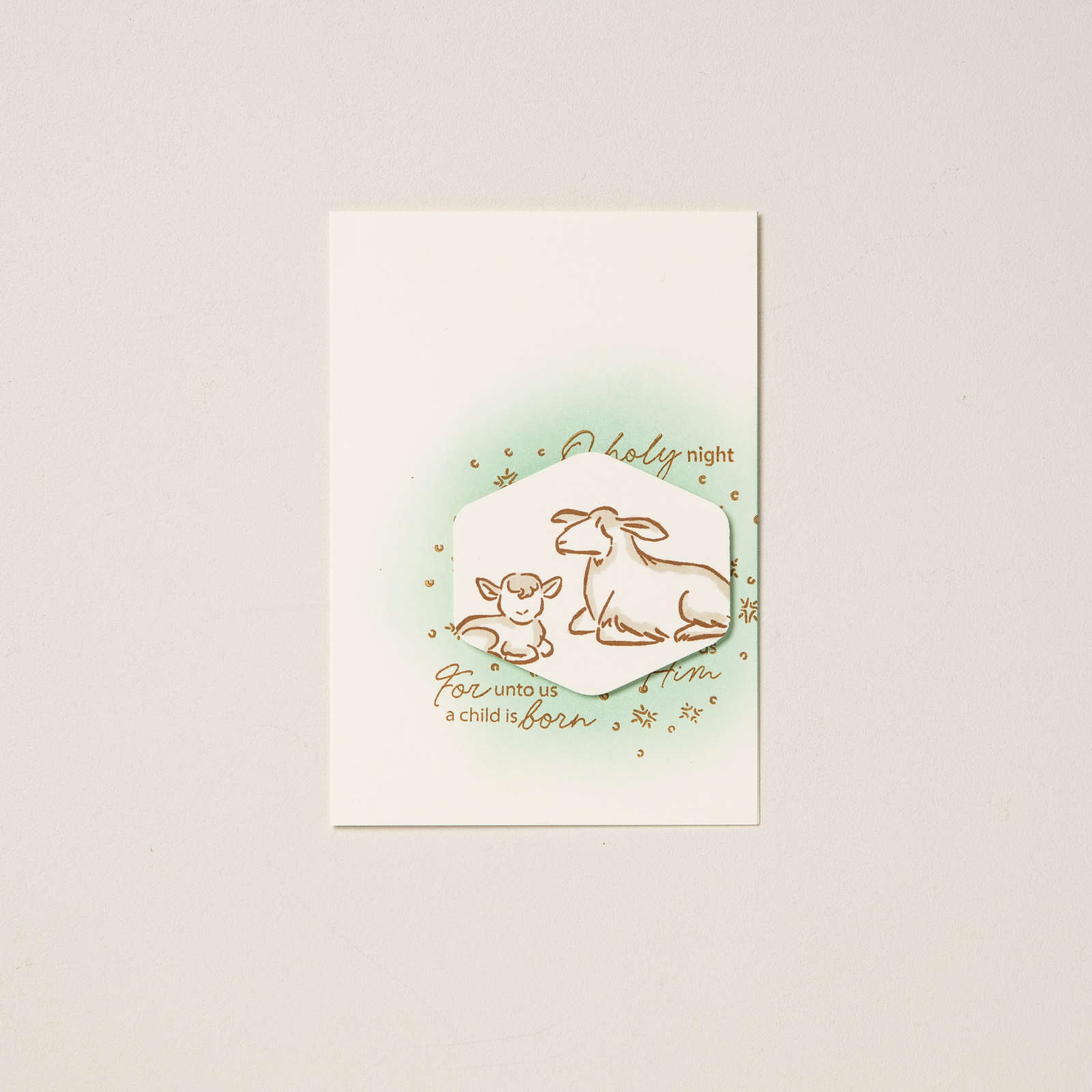 A CHILD IS BORN PHOTOPOLYMER STAMP SET (ENGLISH)