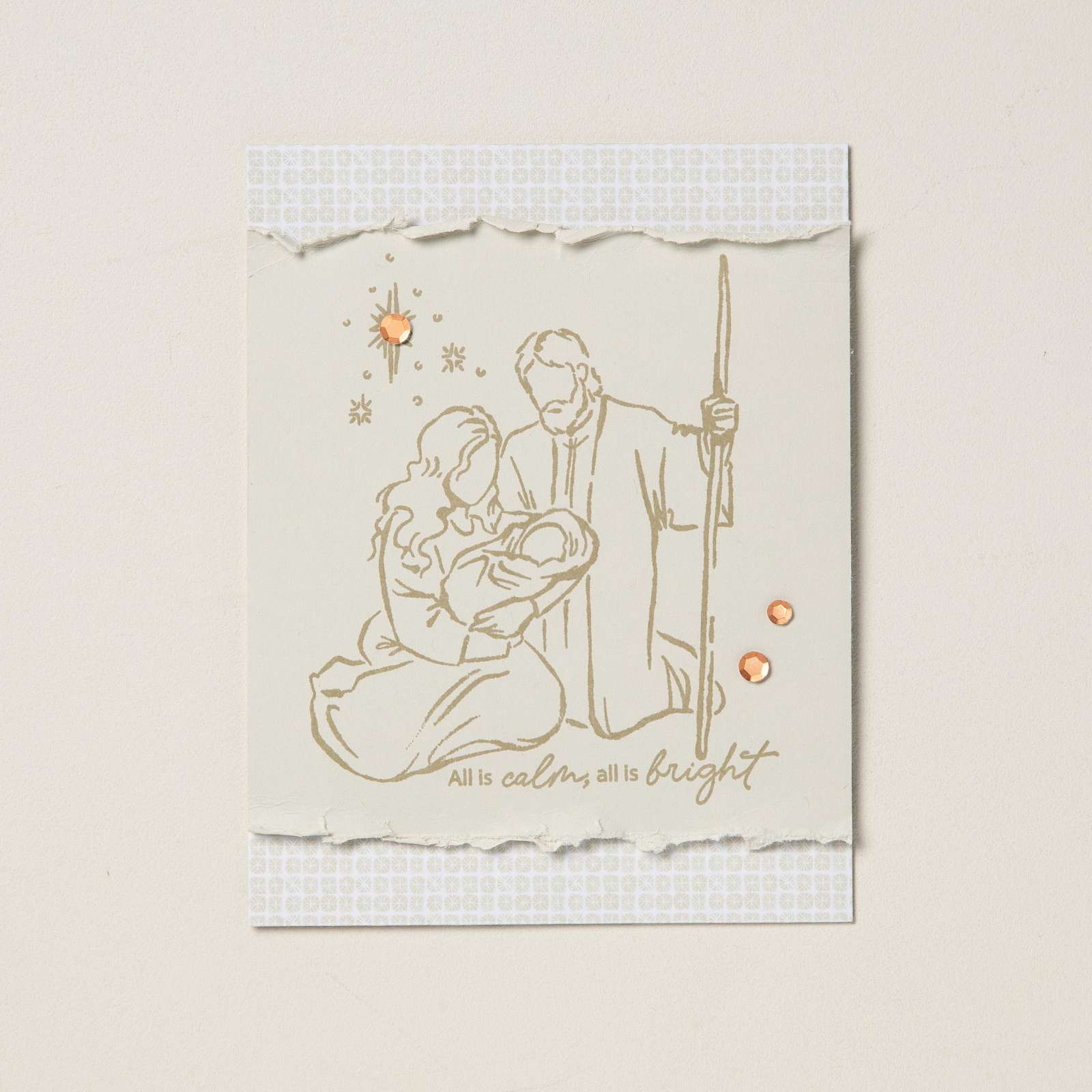 A CHILD IS BORN PHOTOPOLYMER STAMP SET (ENGLISH)