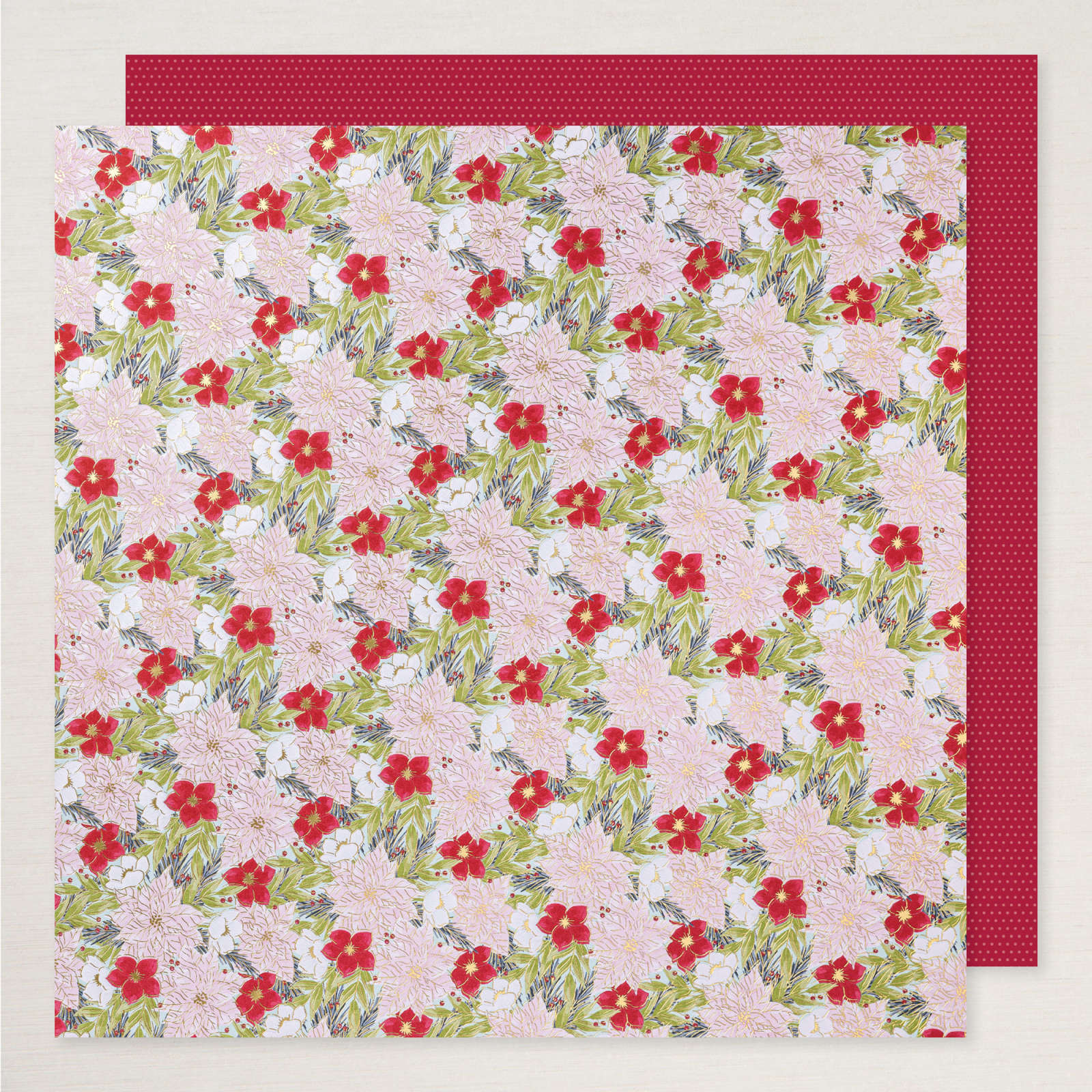 TRADITIONS OF CHRISTMAS  12" X 12" (30.5 X 30.5 CM) SPECIALTY DESIGNER SERIES PAPER