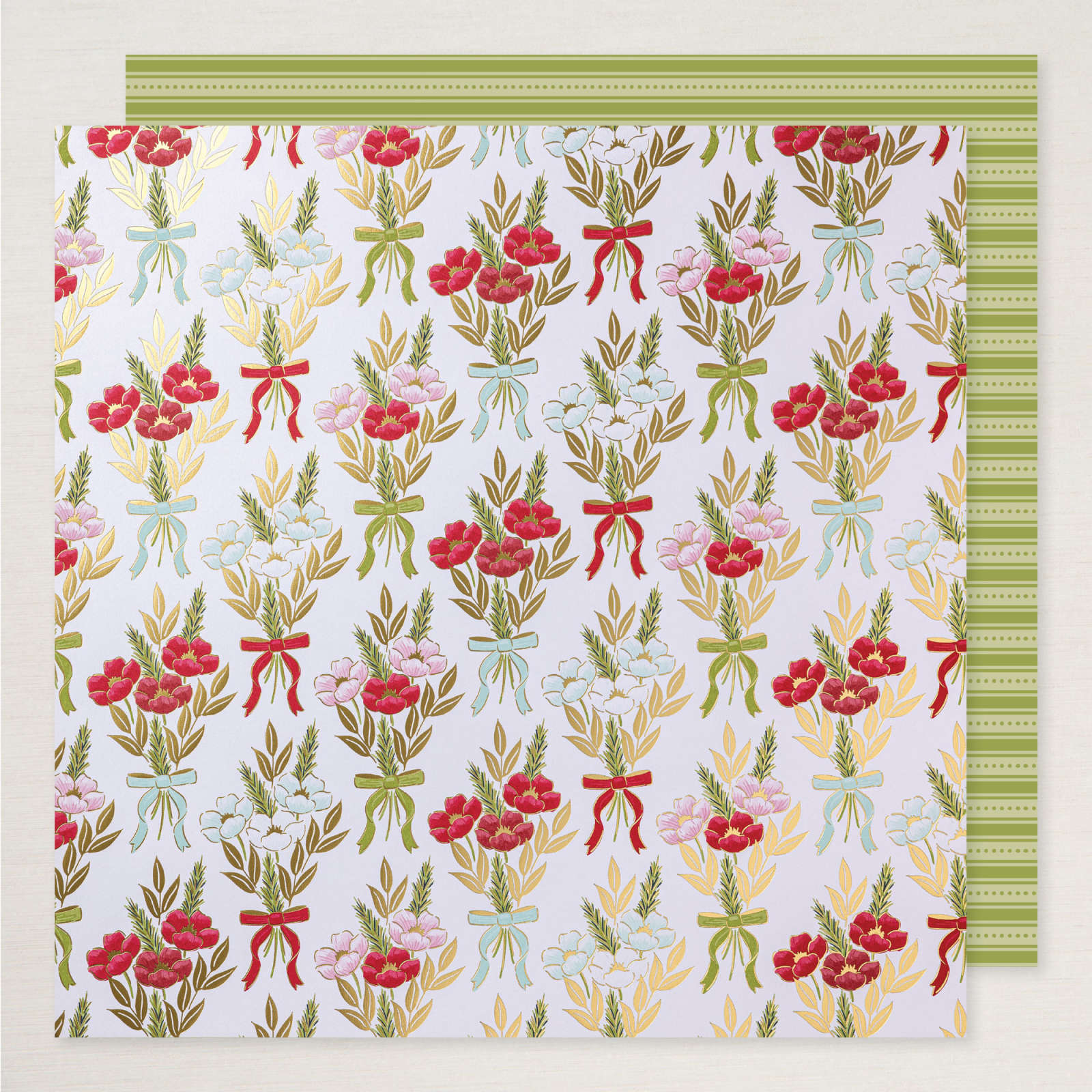 TRADITIONS OF CHRISTMAS  12" X 12" (30.5 X 30.5 CM) SPECIALTY DESIGNER SERIES PAPER