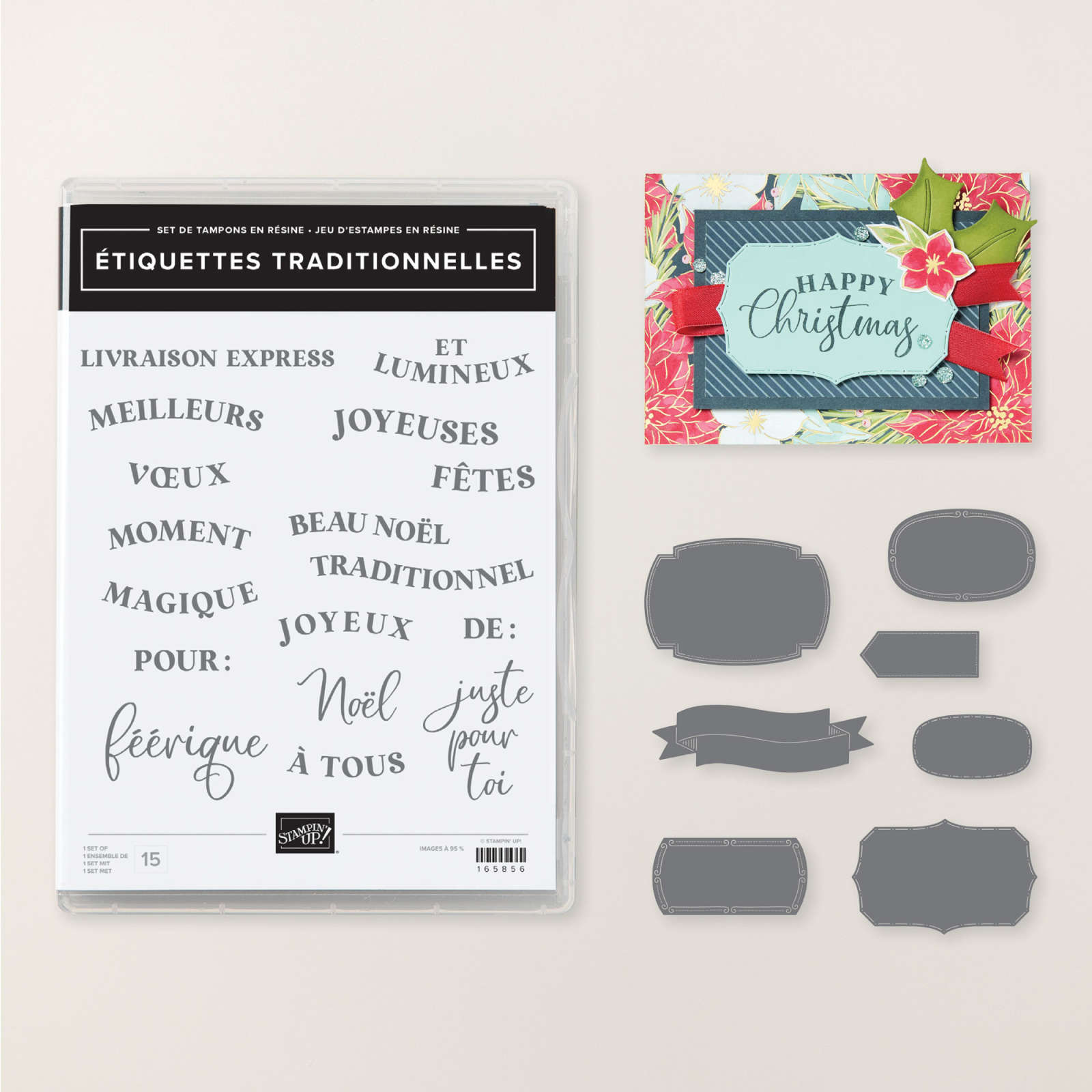 LOT ÉTIQUETTES TRADITIONNELLES (FRANÇAIS)