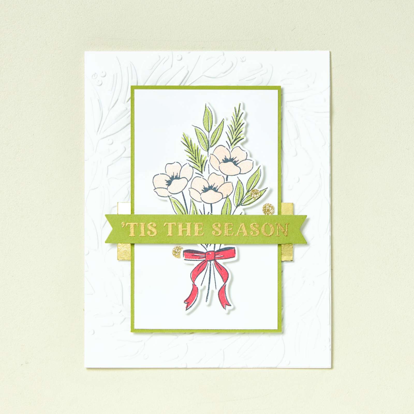 CHRISTMAS GREENERY PHOTOPOLYMER STAMP SET