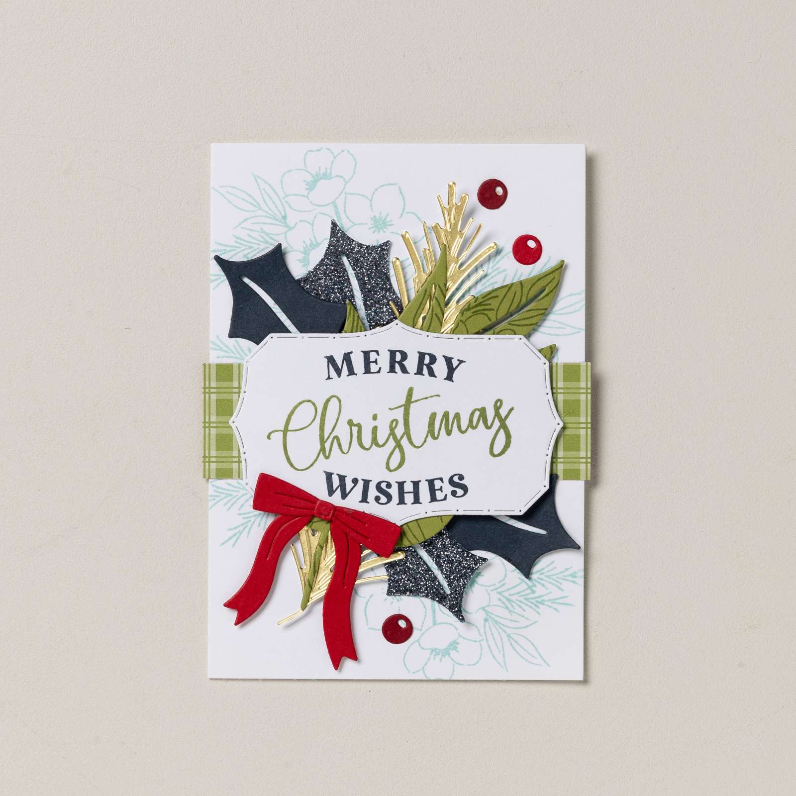 CHRISTMAS GREENERY PHOTOPOLYMER STAMP SET