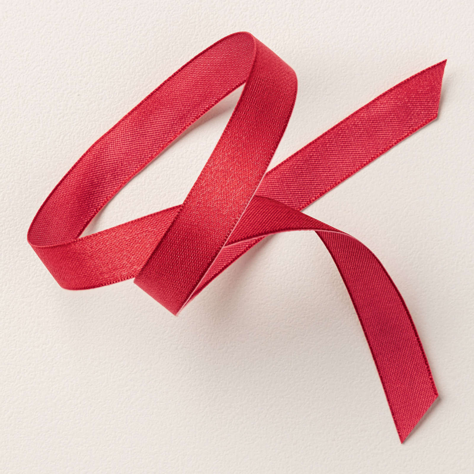 REAL RED 1/2" (1.3 CM) SHINY RIBBON
