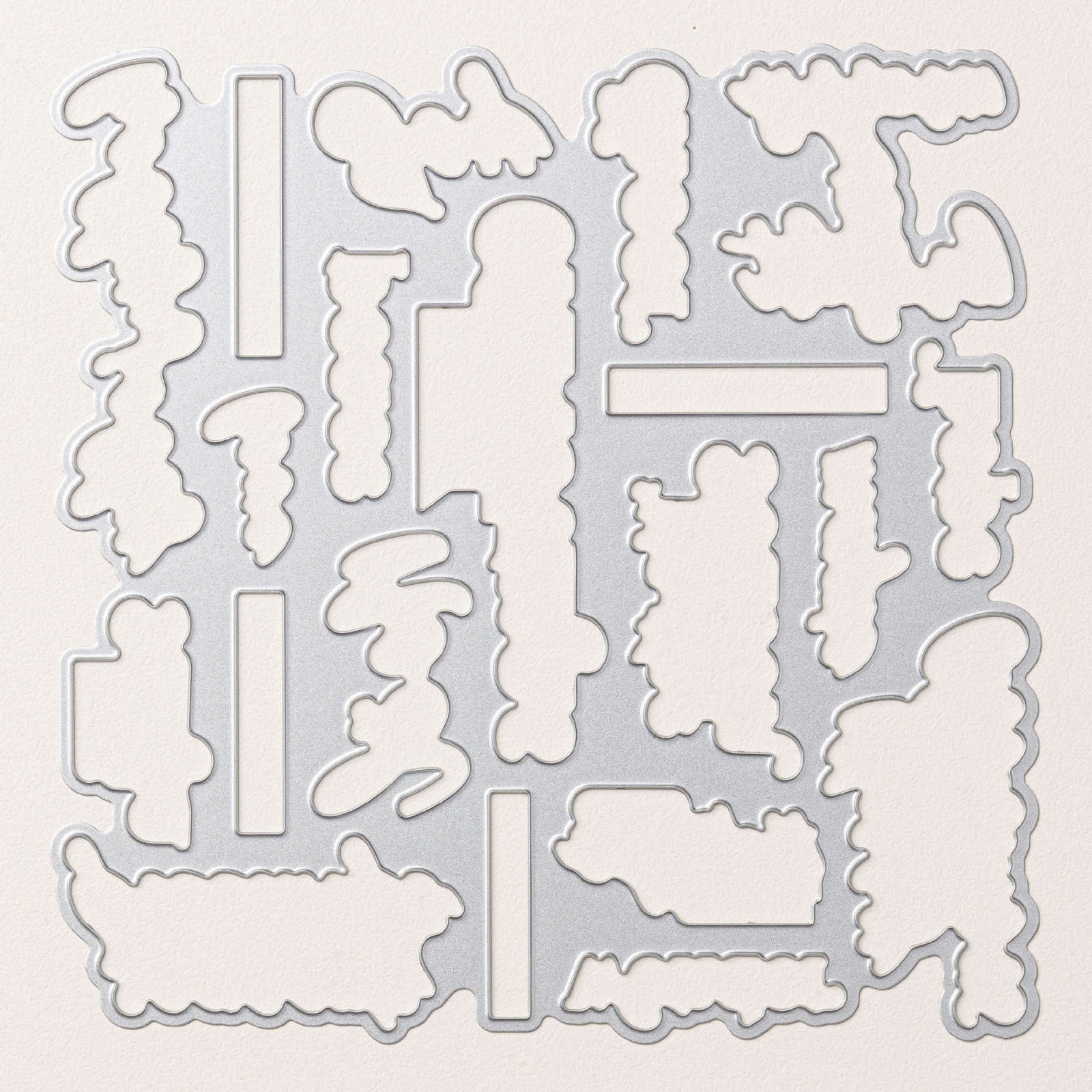 HYBRID-PRÄGEFORM CHRISTMAS WORDS COLLAGE (ENGLISCH)