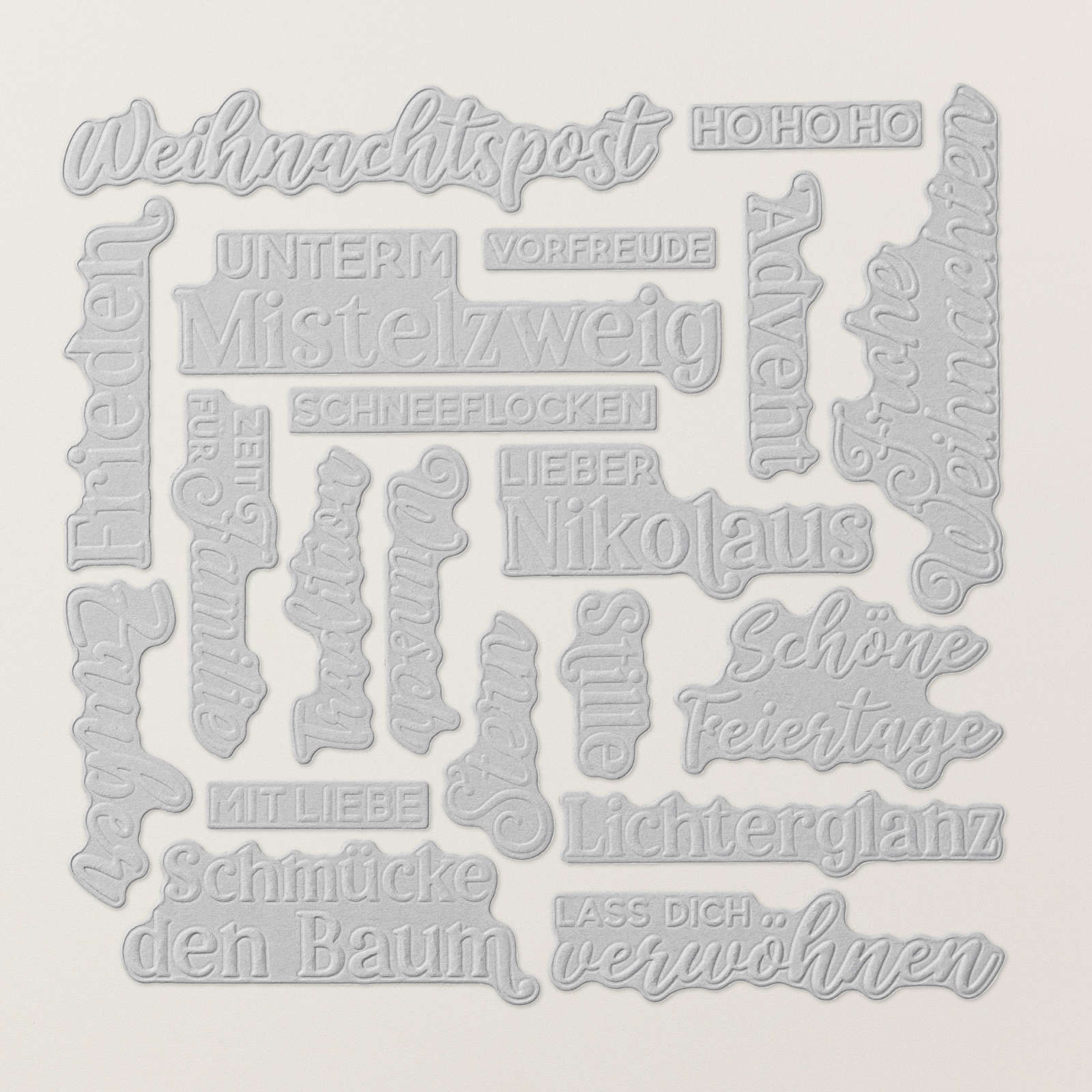 HYBRID-PRÄGEFORM FESTTAGSWORTE (DEUTSCH)