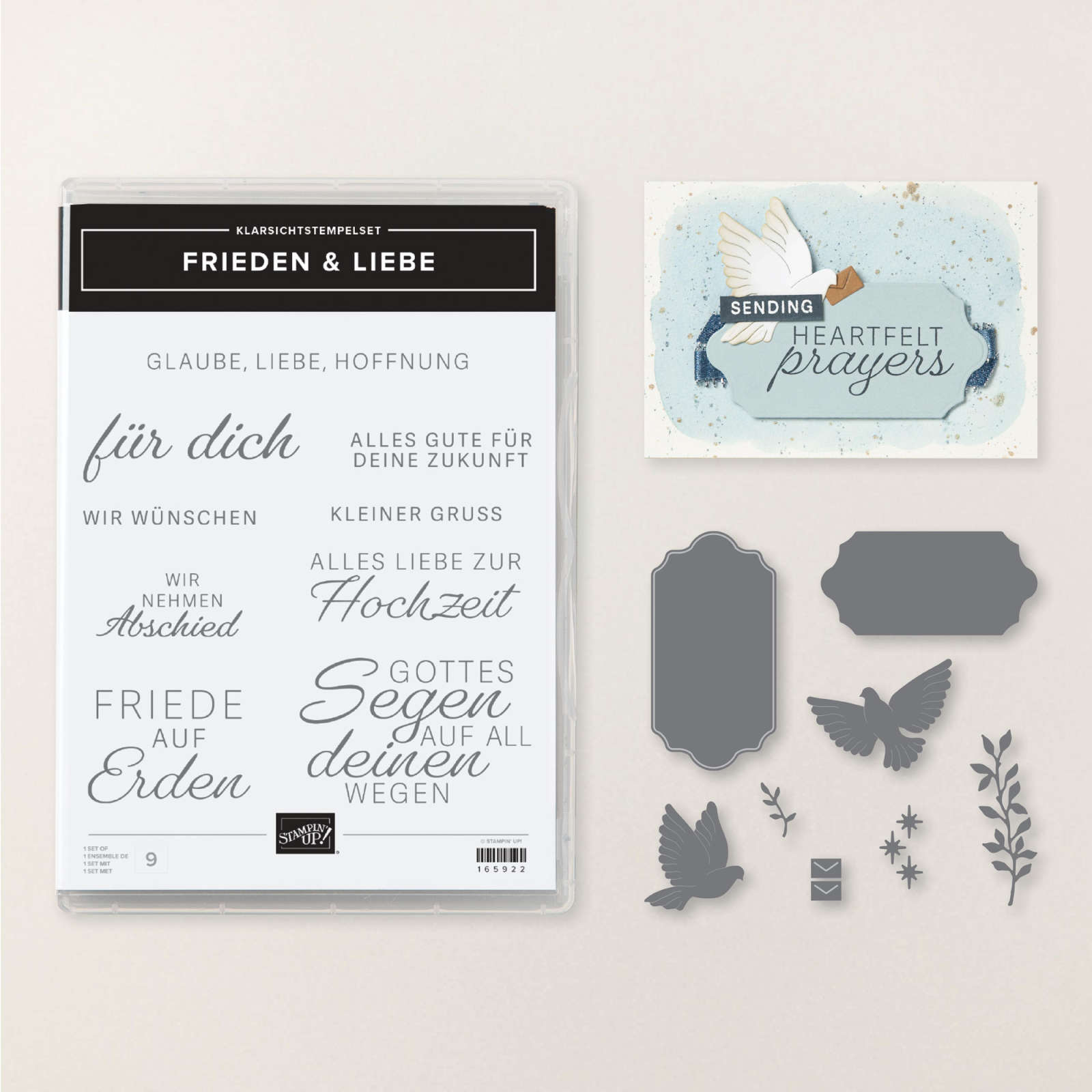 PRODUKTPAKET FRIEDEN & LIEBE (DEUTSCH)