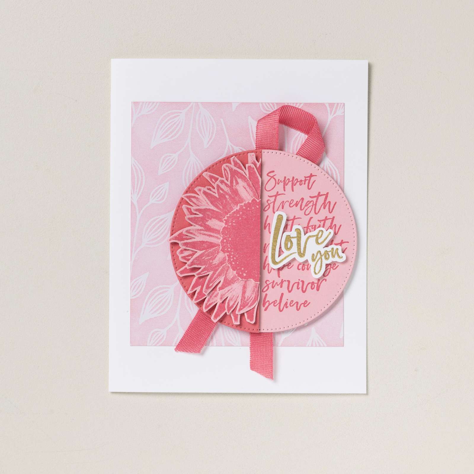 COURAGE ET AMOUR CLING STAMP SET (FRENCH)