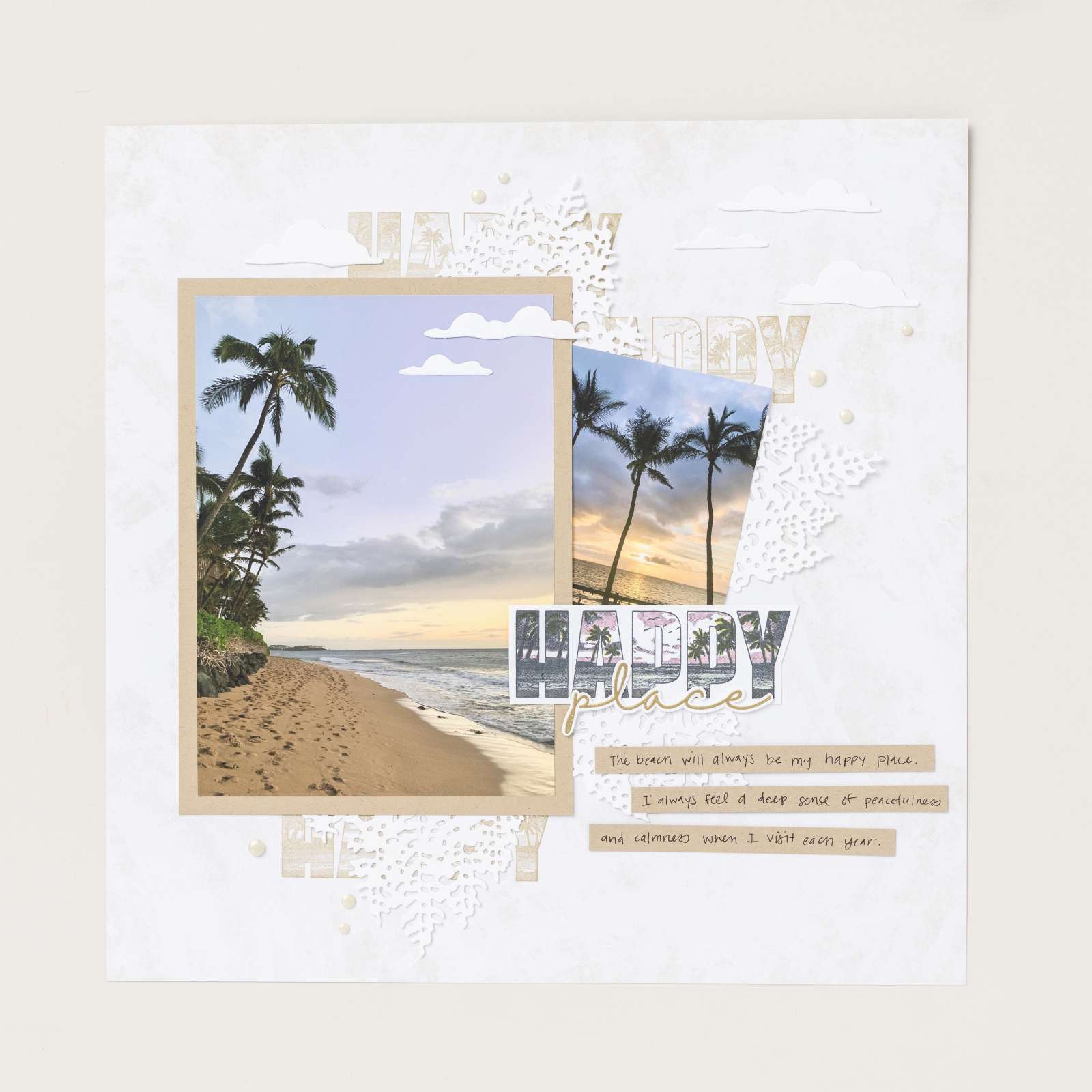 HAPPY PLACE CLING STAMP SET (ENGLISH)