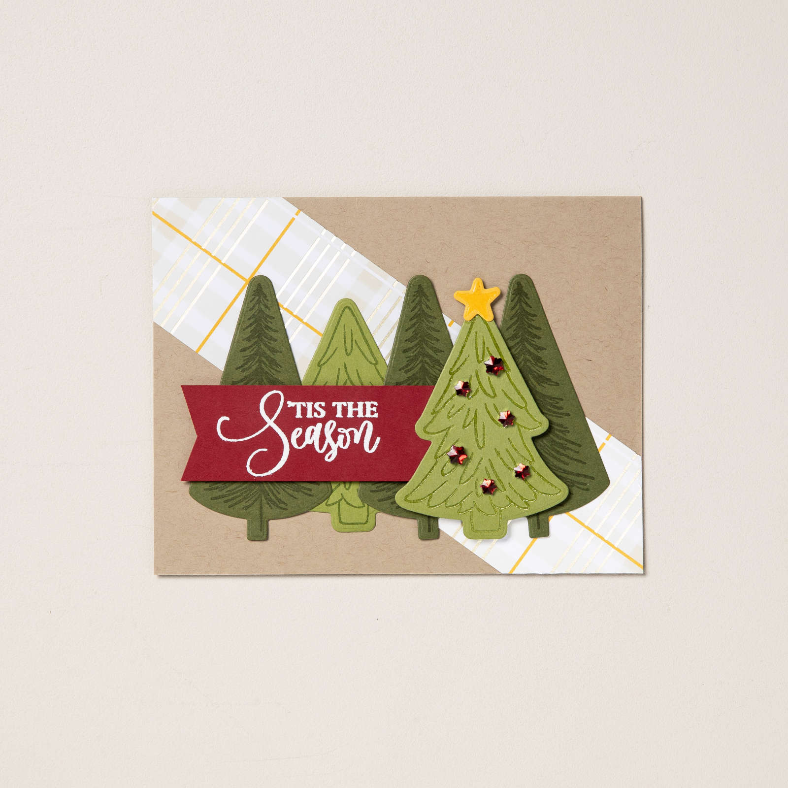 ORNAMENTAL CHRISTMAS CLING STAMP SET (ENGLISH)