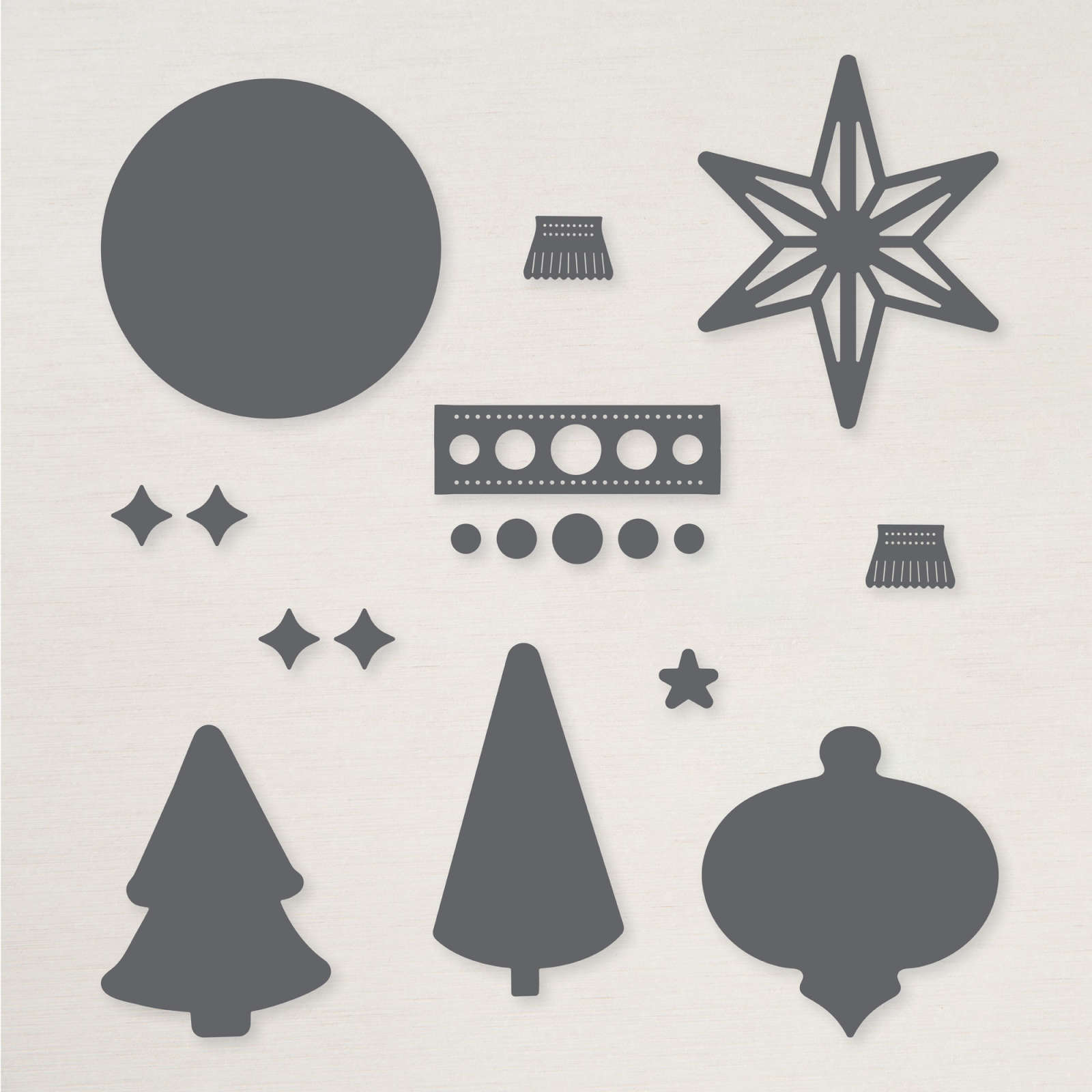 ORNAMENTAL CHRISTMAS DIES