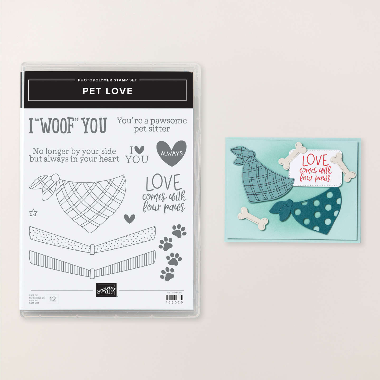 PET LOVE PHOTOPOLYMER STAMP SET (ENGLISH)