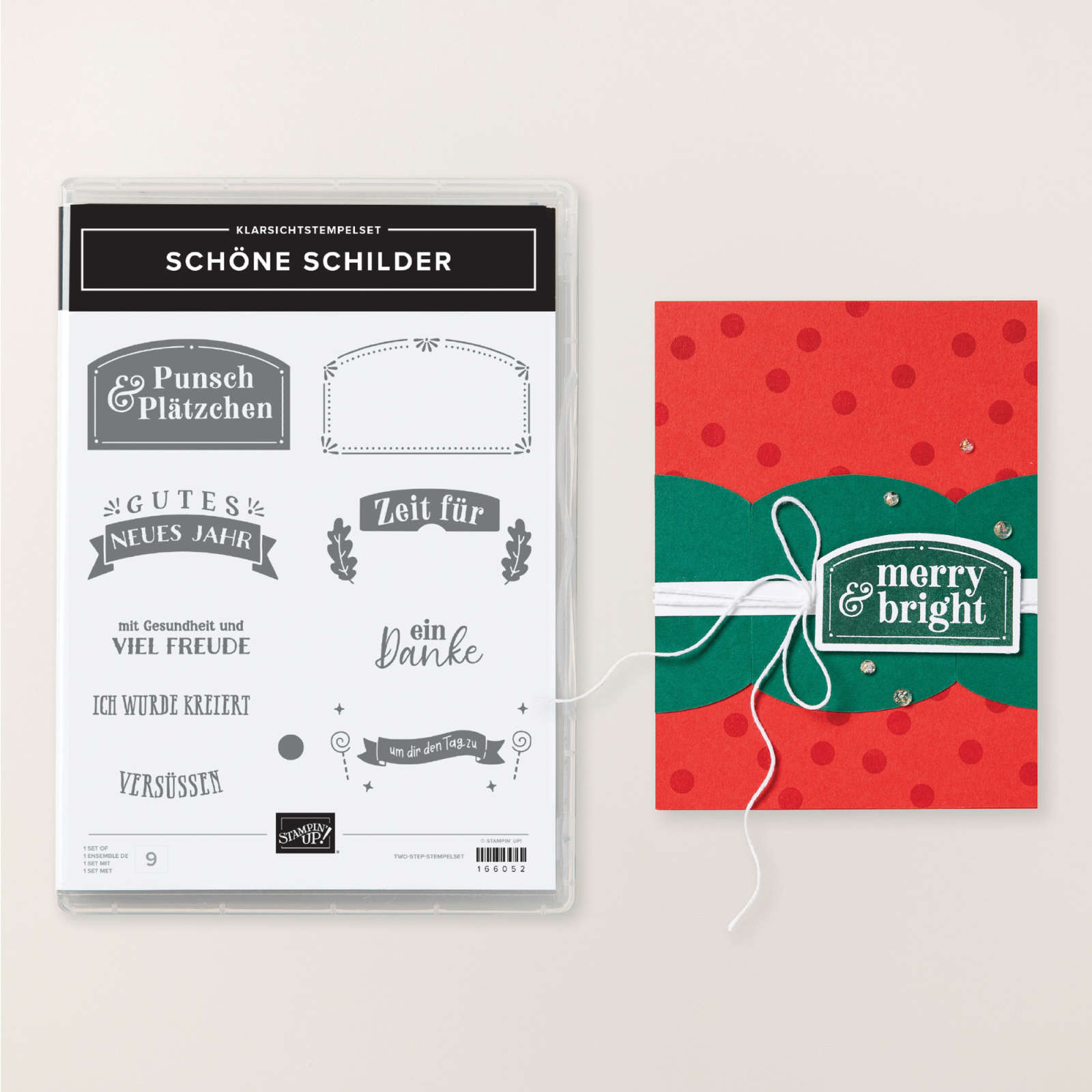 SET DE TAMPONS EN RÉSINE SCHÖNE SCHILDER (ALLEMAND)